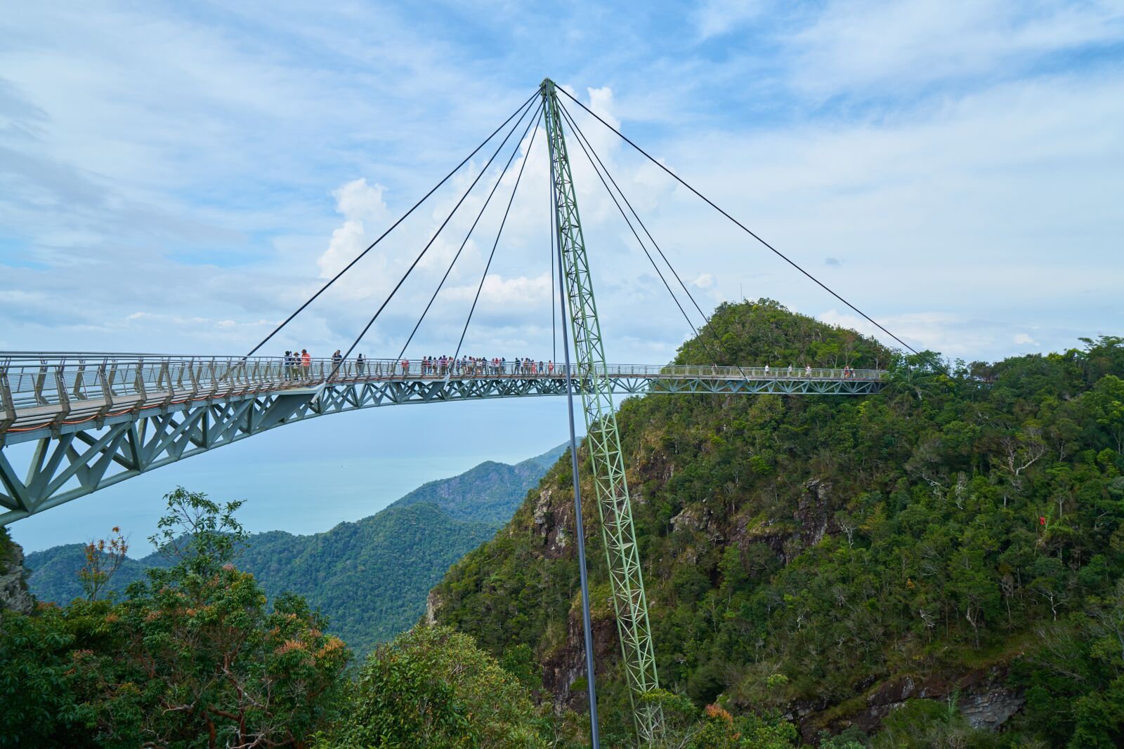 Sony a7R II sample photo. Bridge, rope, architecture photography