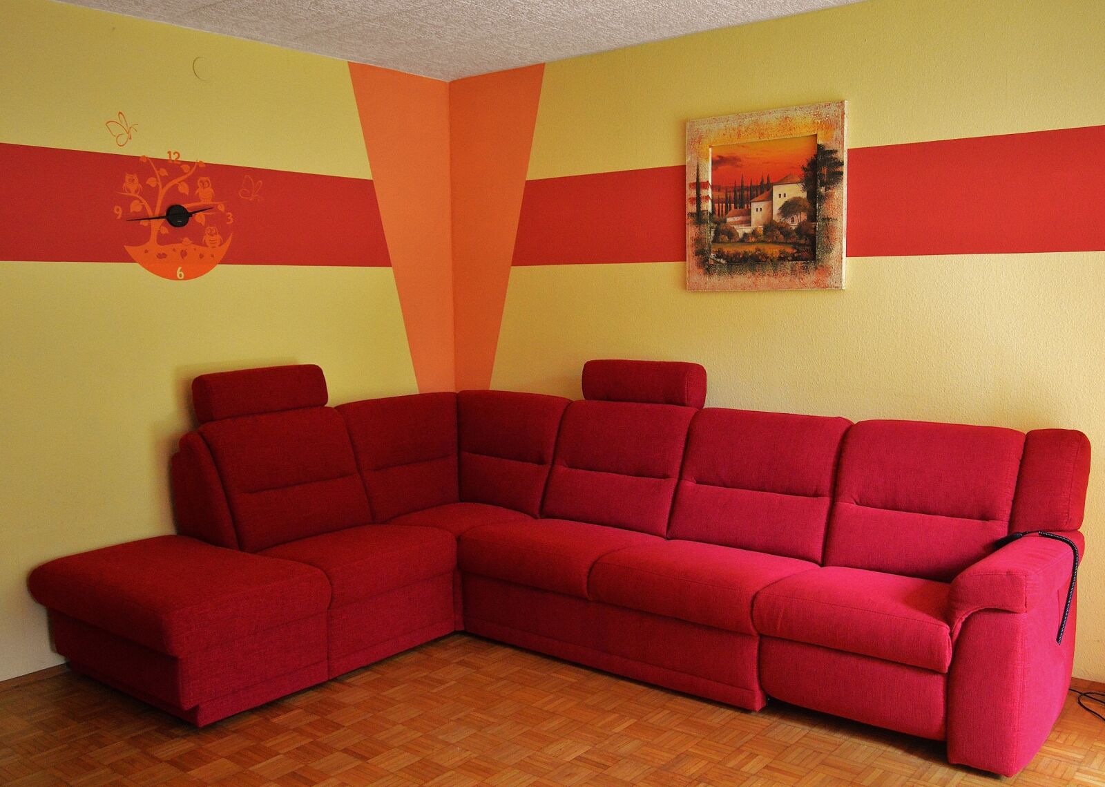 Nikon D3200 sample photo. Couch, sofa, red photography