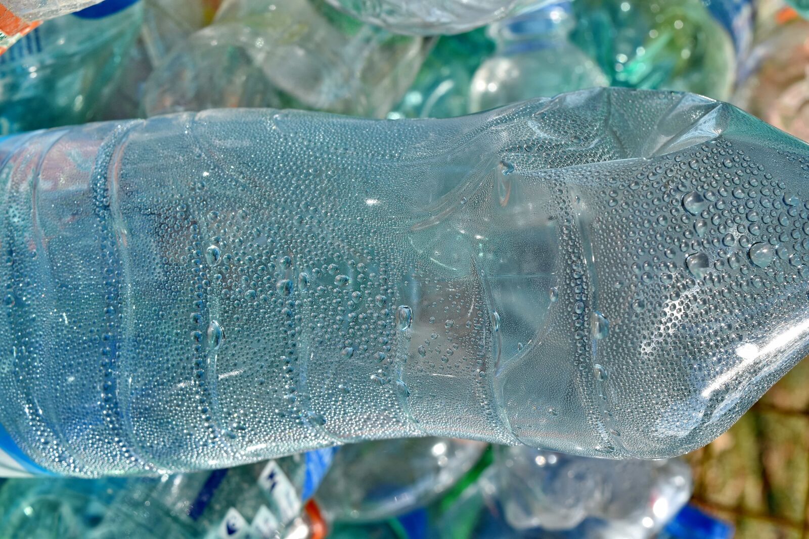 Nikon D5500 sample photo. Bottled water, bottles, junk photography