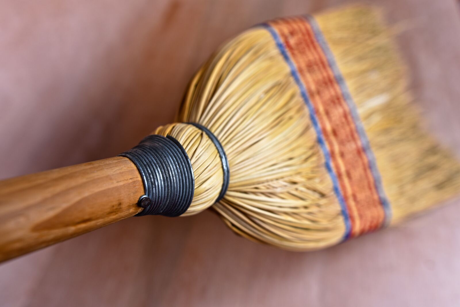 Nikon D750 sample photo. Rice straw broom, broomstick photography