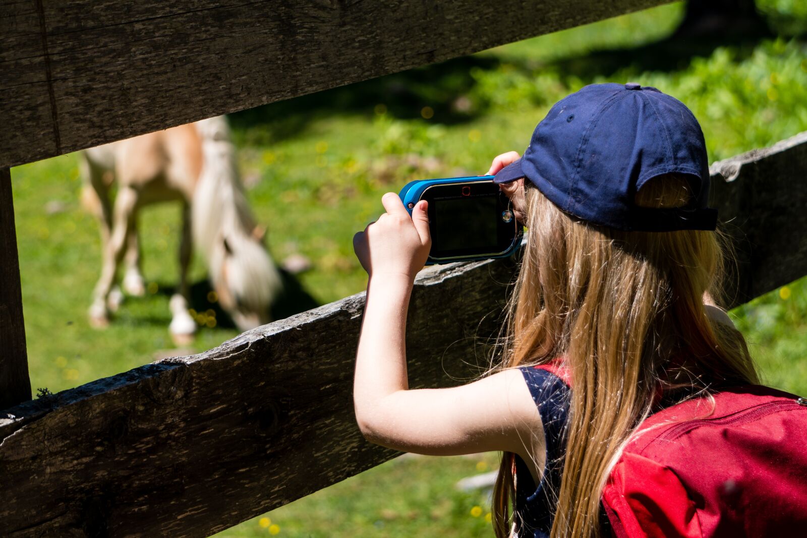 Sony a6300 + Sony E 55-210mm F4.5-6.3 OSS sample photo. Girl, fence, wood fence photography