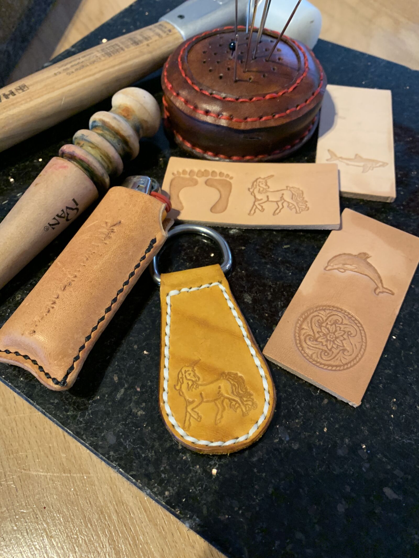 iPhone XR back camera 4.25mm f/1.8 sample photo. Leather workshop, leather, art photography