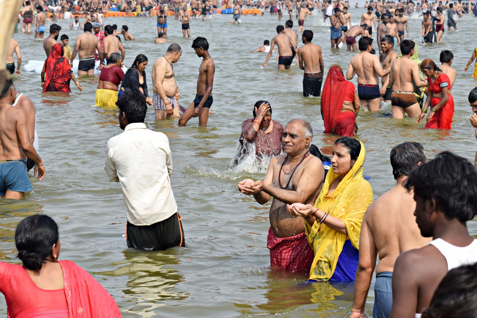 Nikon D3300 sample photo. Sacred, river, pragraj photography