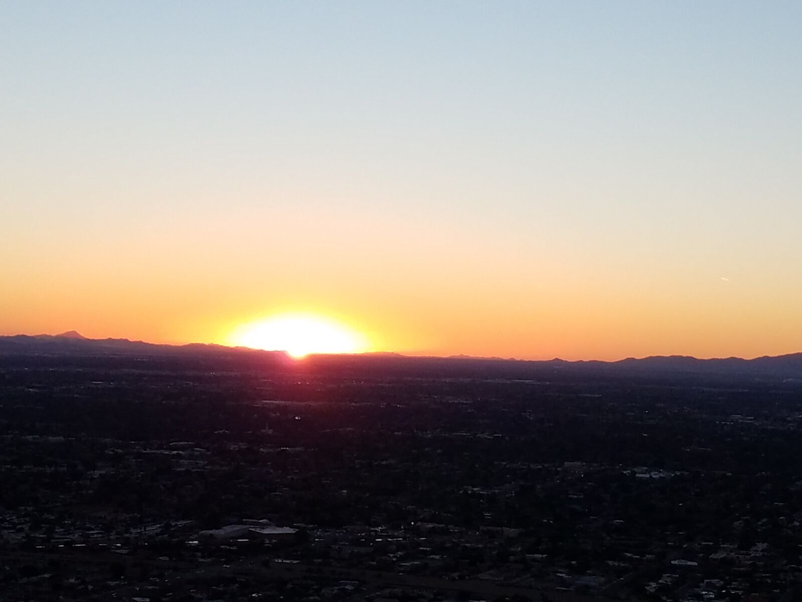 Samsung Galaxy S7 sample photo. Arizona, desert, mountains, sun photography