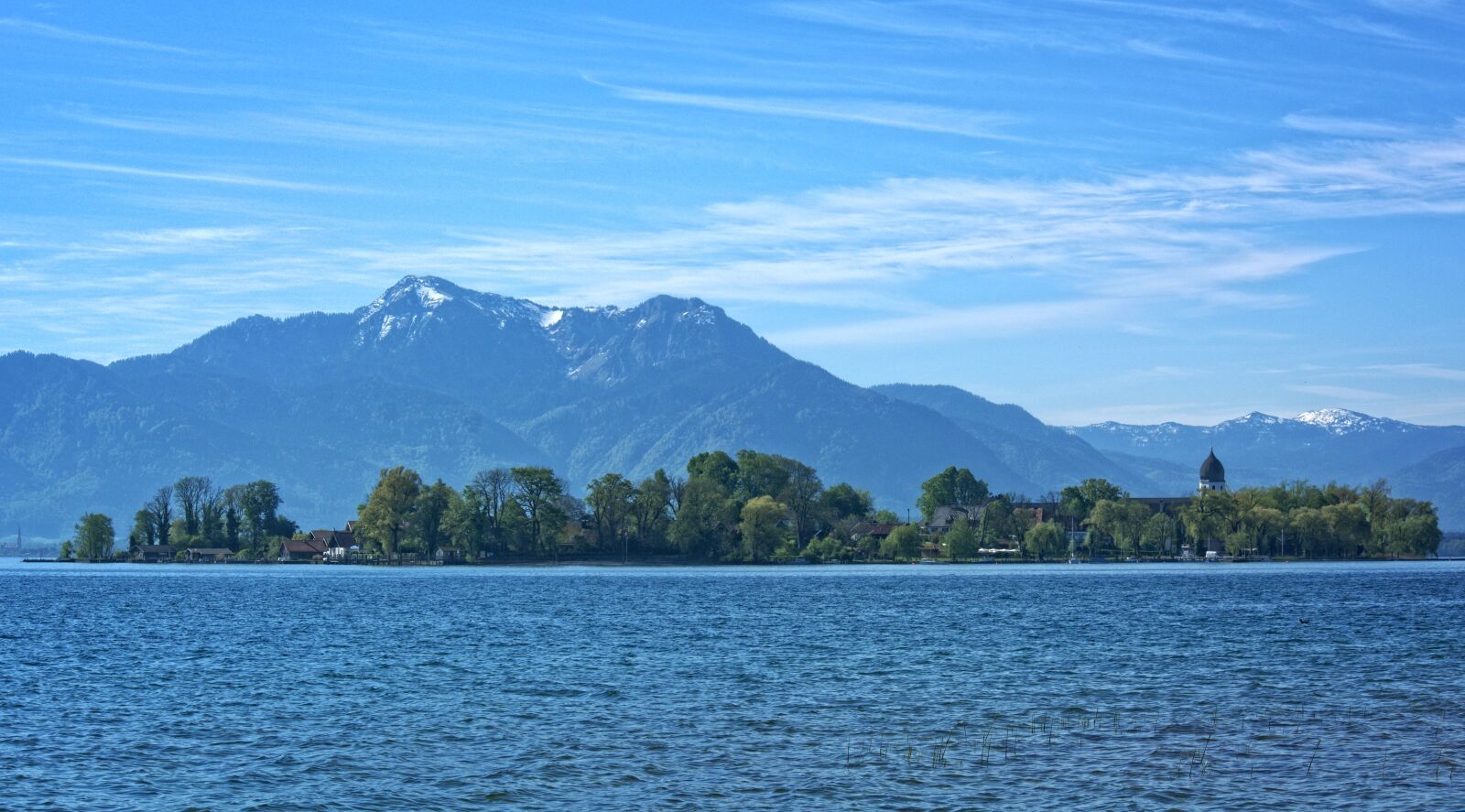 55.0-200.0mm f/4.0-f/5.6 sample photo. Landscape, bavaria, chiemsee photography