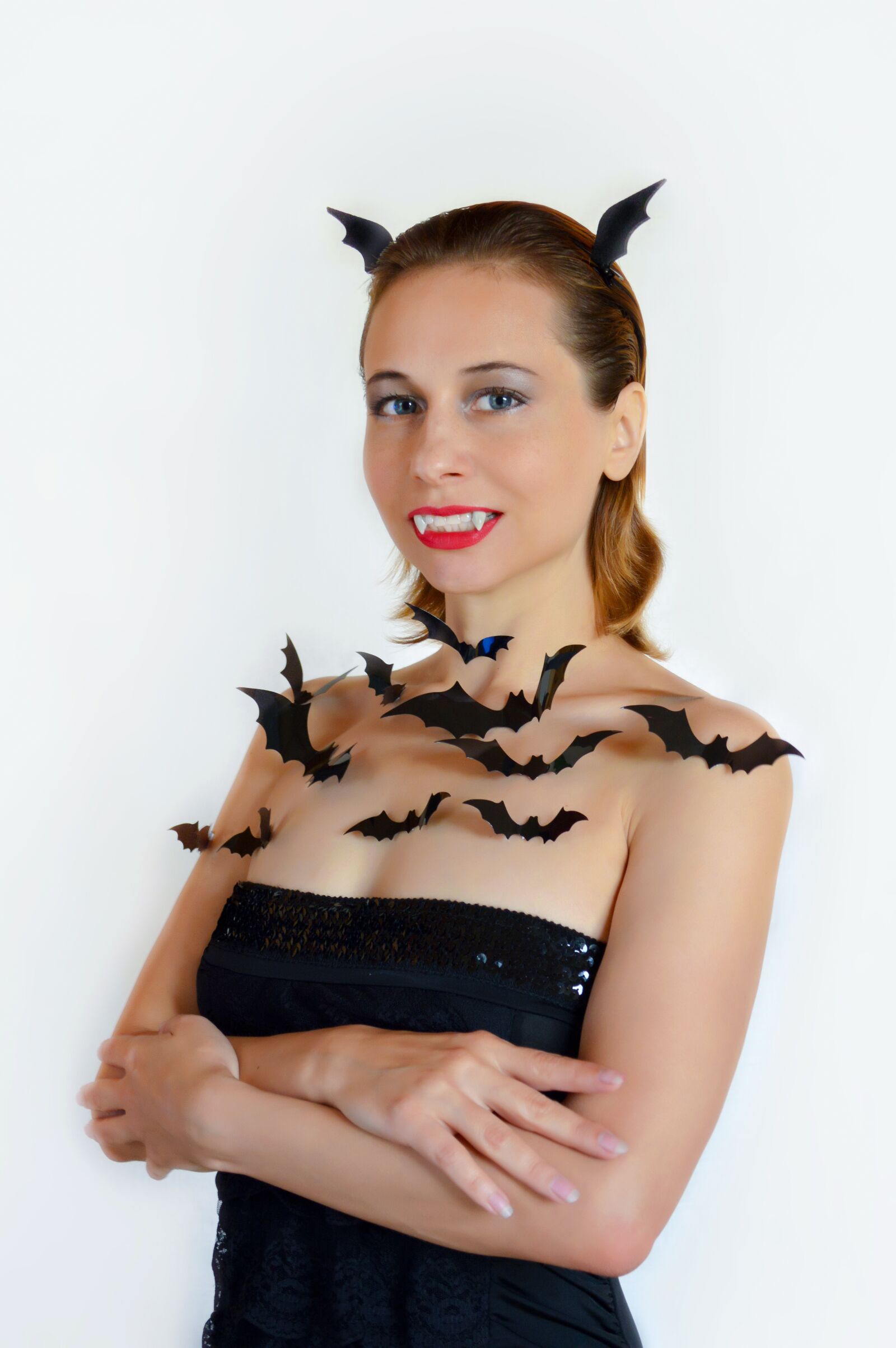 Nikon D3200 sample photo. Woman, a vampire, cosplay photography
