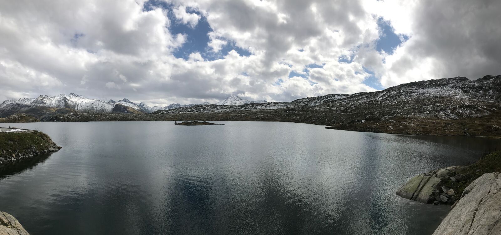 Apple iPhone 7 Plus sample photo. Panorama, lake, mountain photography