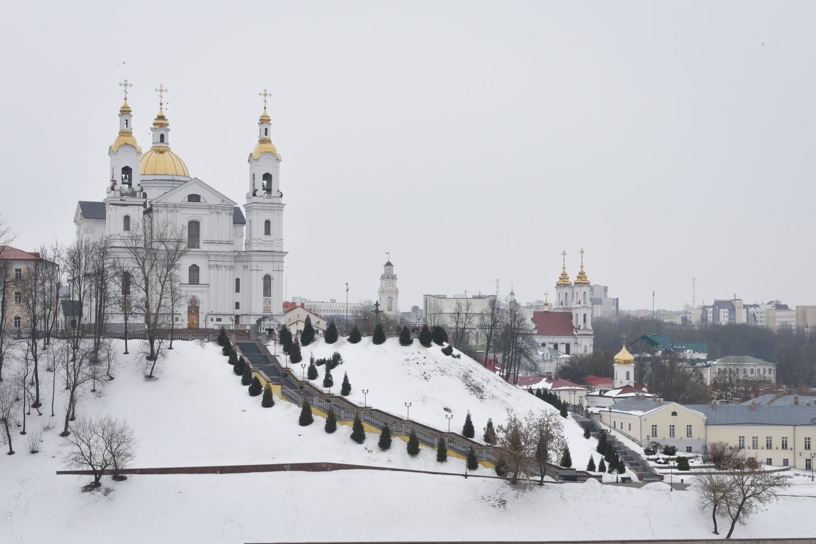 Nikon D750 sample photo. Winter, city, snow photography