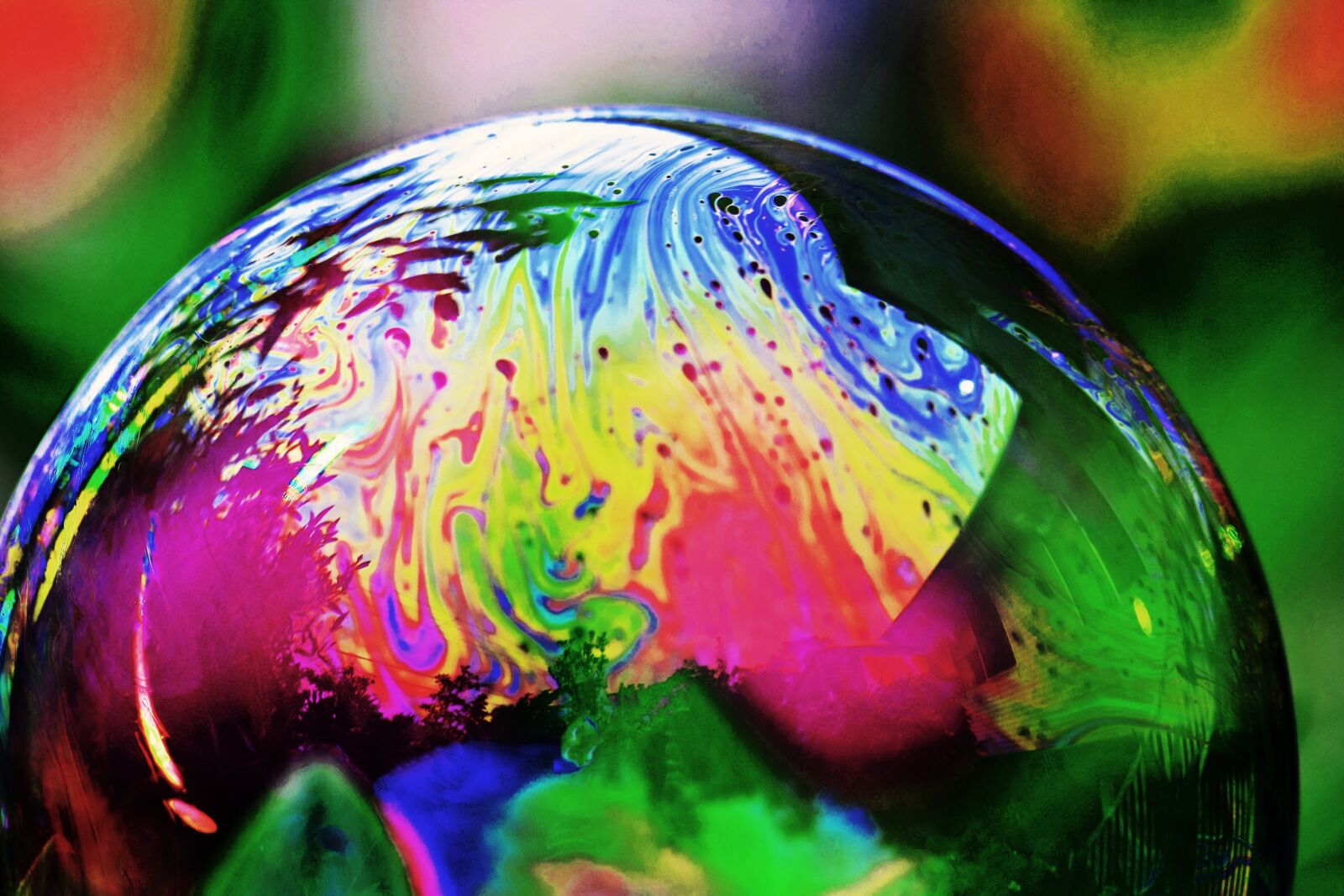 Canon EOS 1000D (EOS Digital Rebel XS / EOS Kiss F) sample photo. Bubble, reflection, bubbles photography