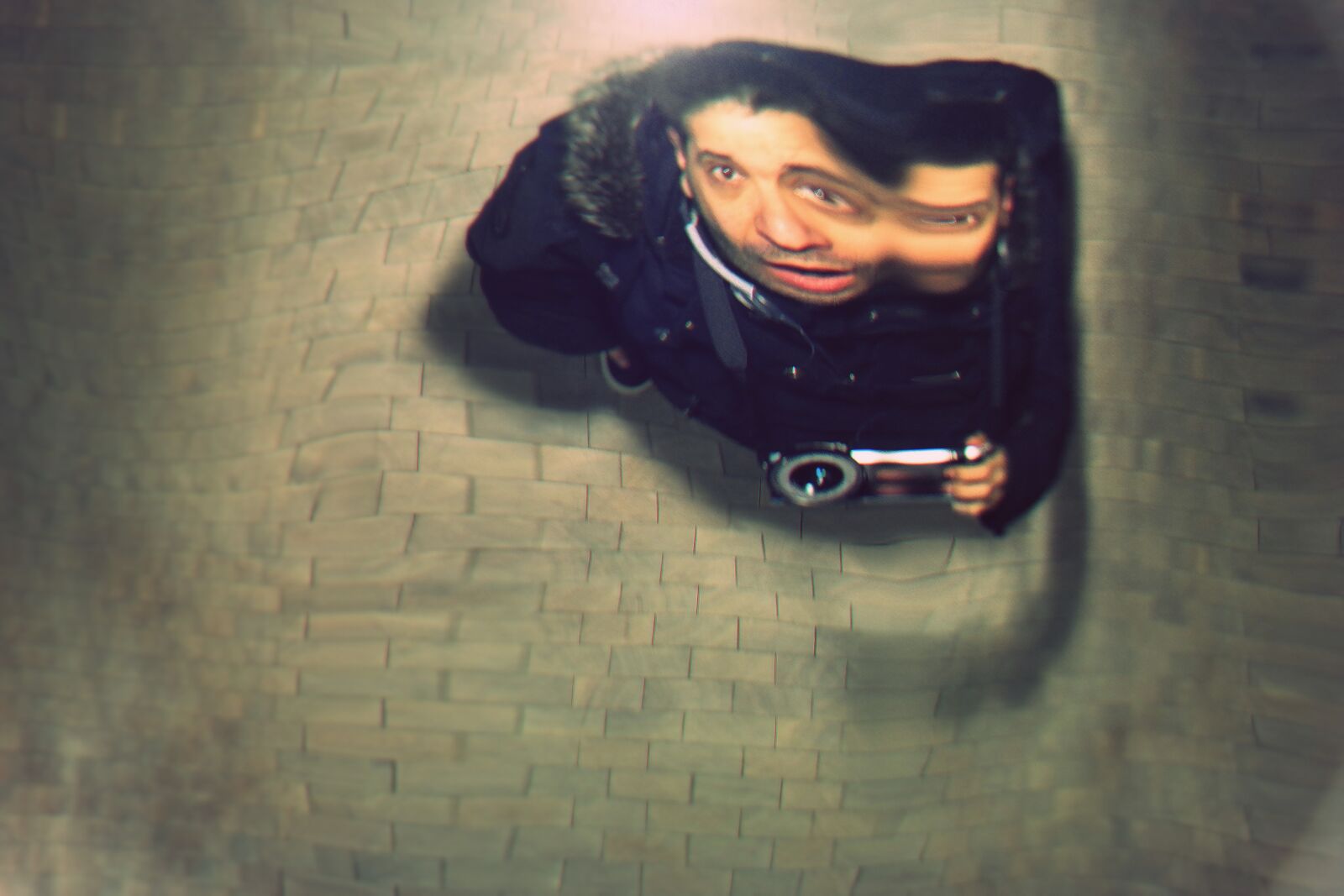 Samsung NX300 sample photo. Mirror, selfie photography