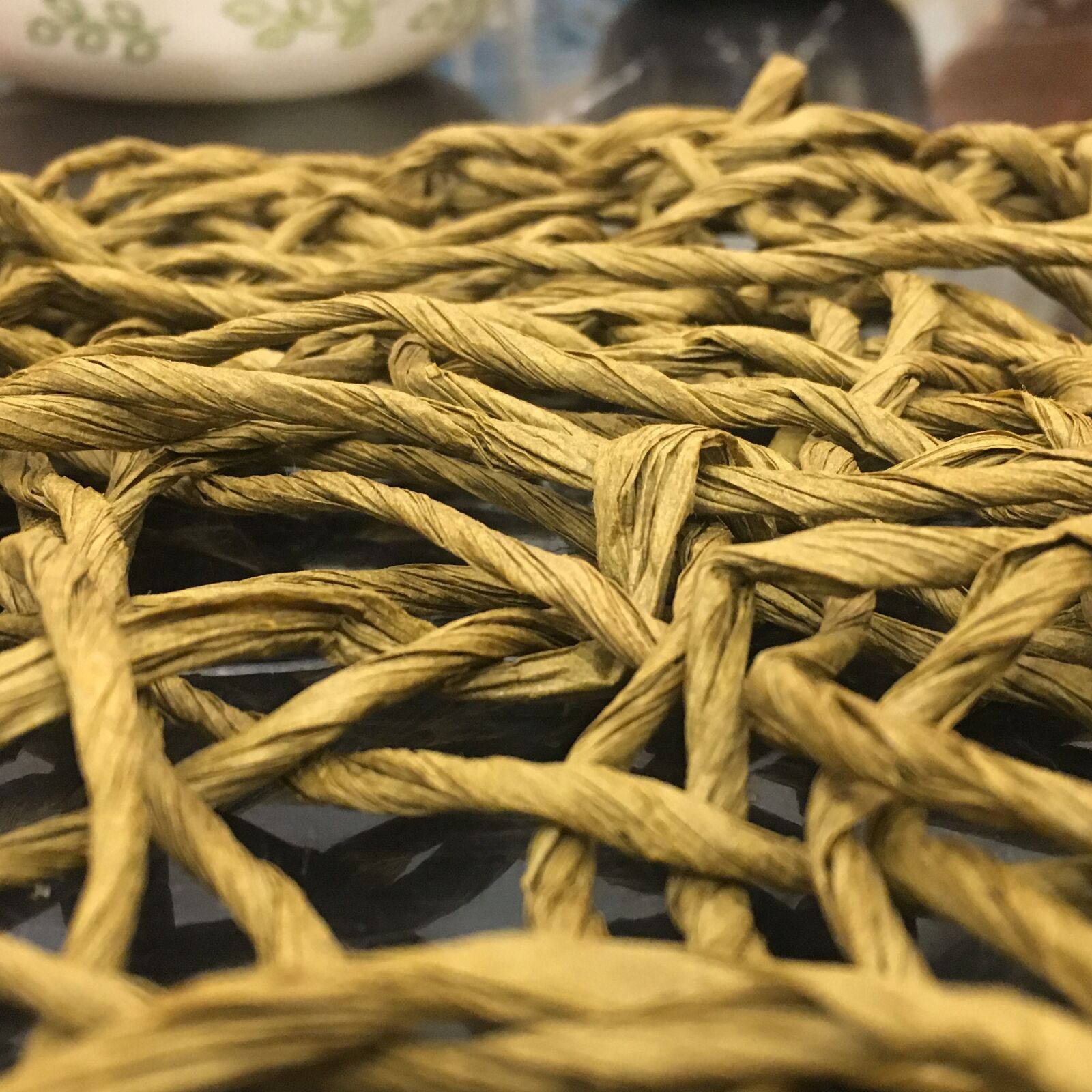 Apple iPhone 6s sample photo. Mesh, mat, table photography