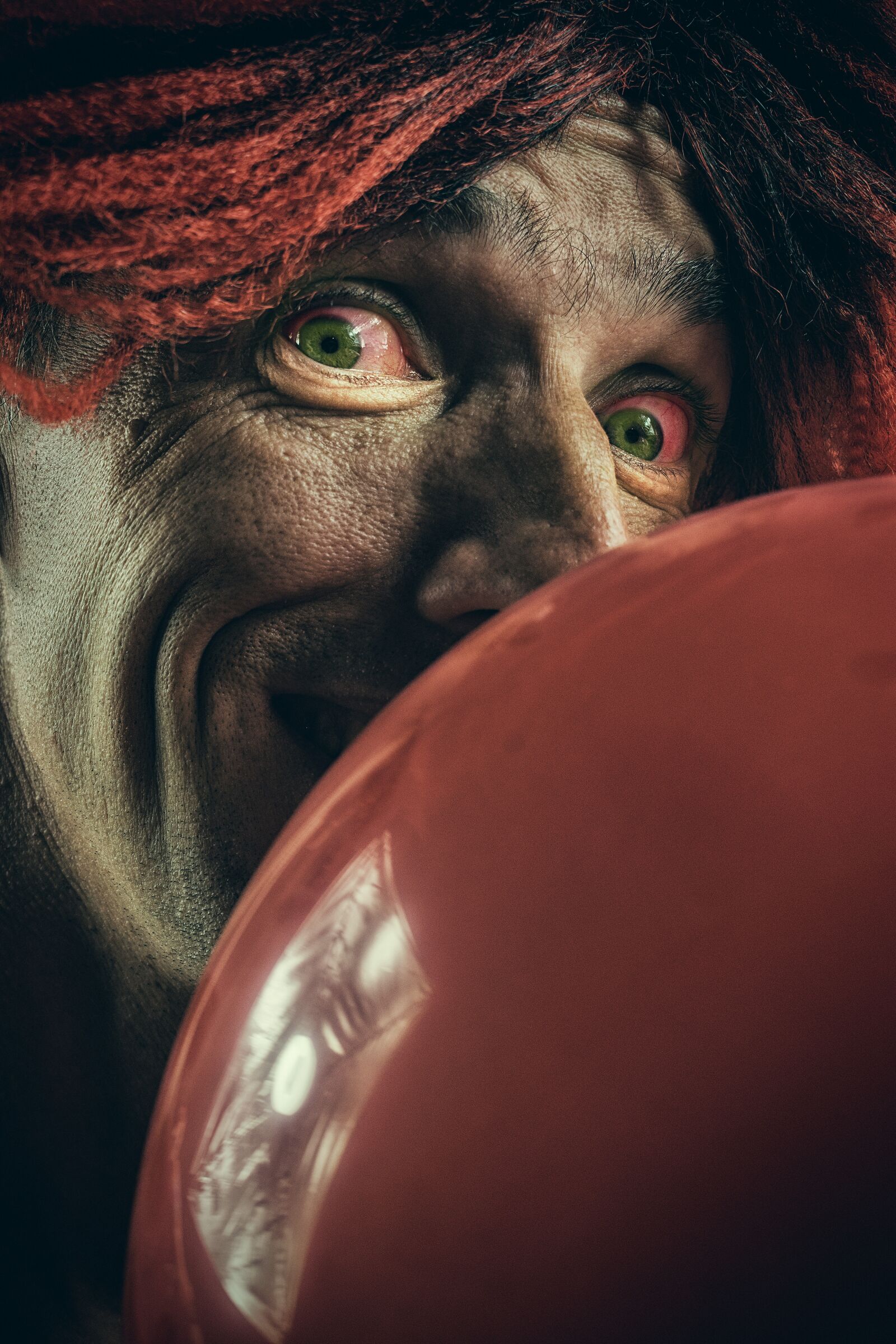 Nikon D5300 sample photo. Clown, balloon, color photography