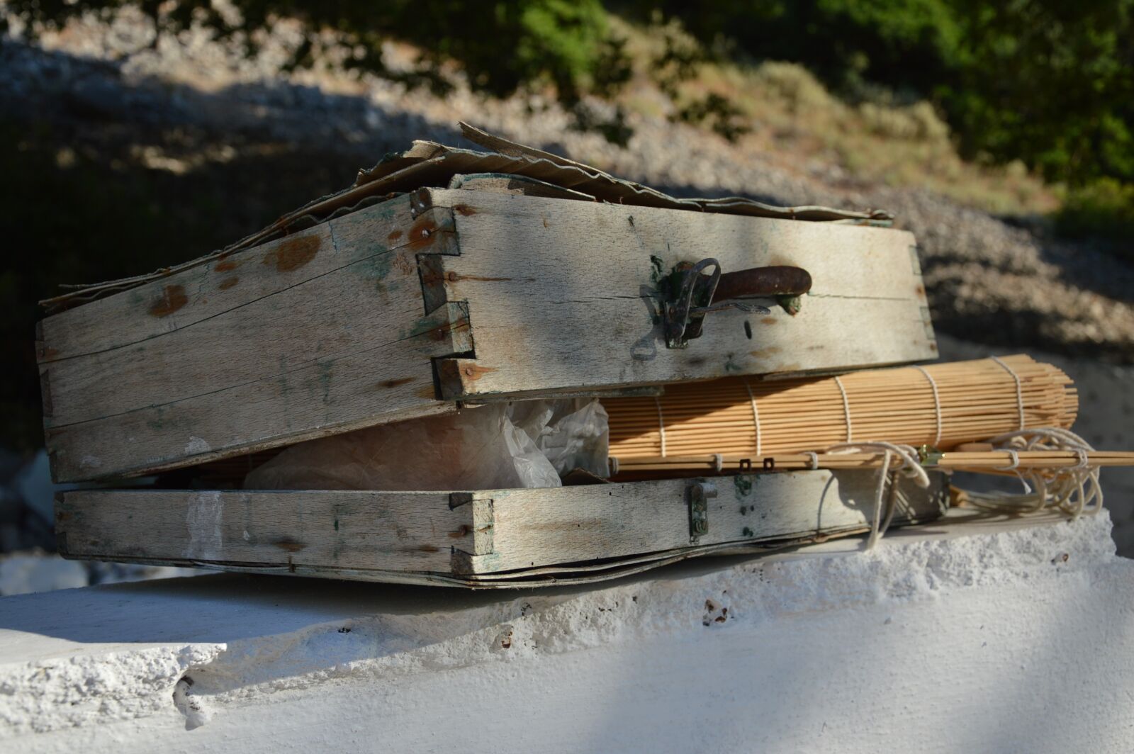 Nikon D3200 sample photo. Suitcase, old, the baggage photography