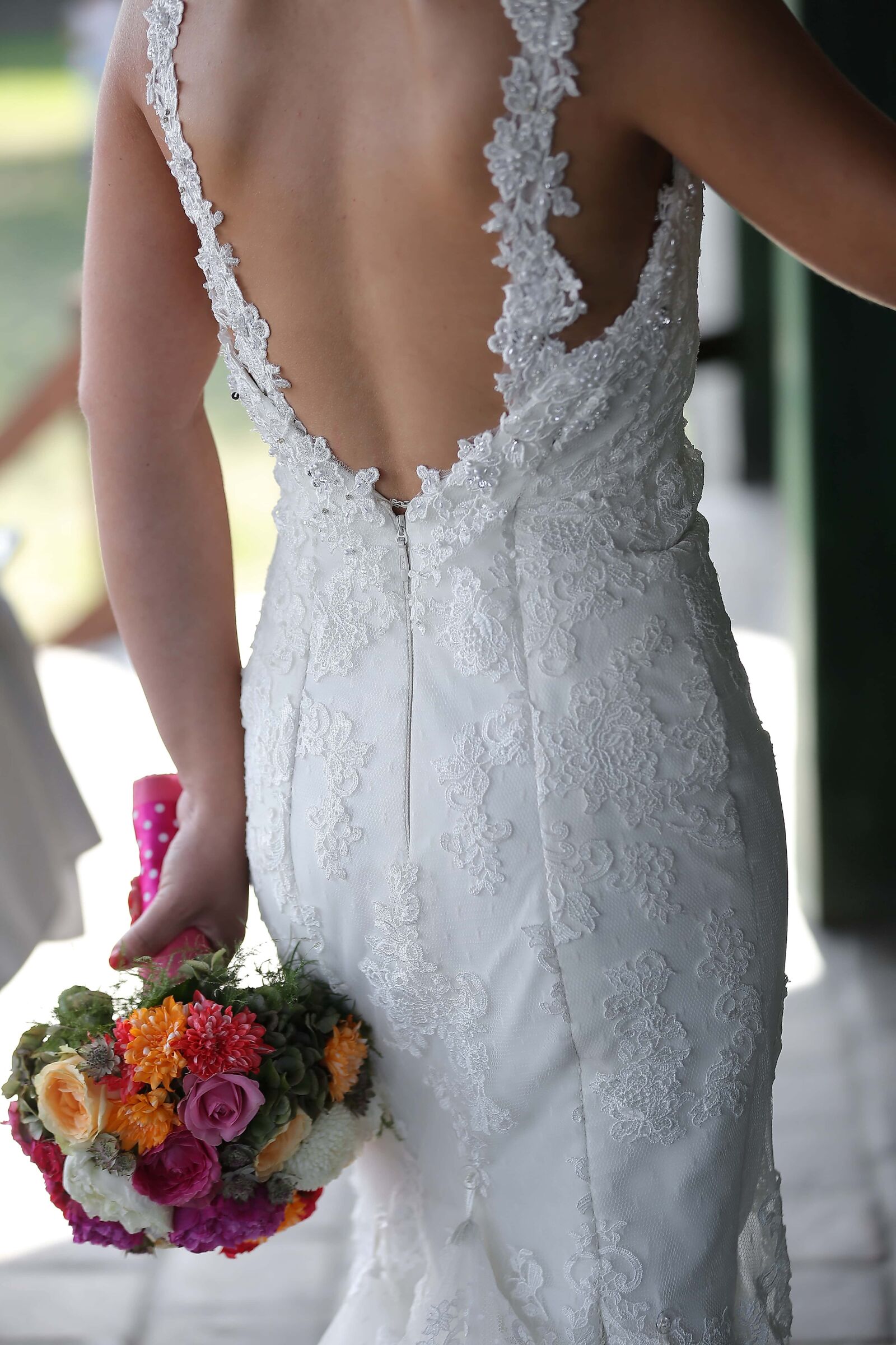 Canon EOS 5D Mark III sample photo. Wedding dress, wedding bouquet photography