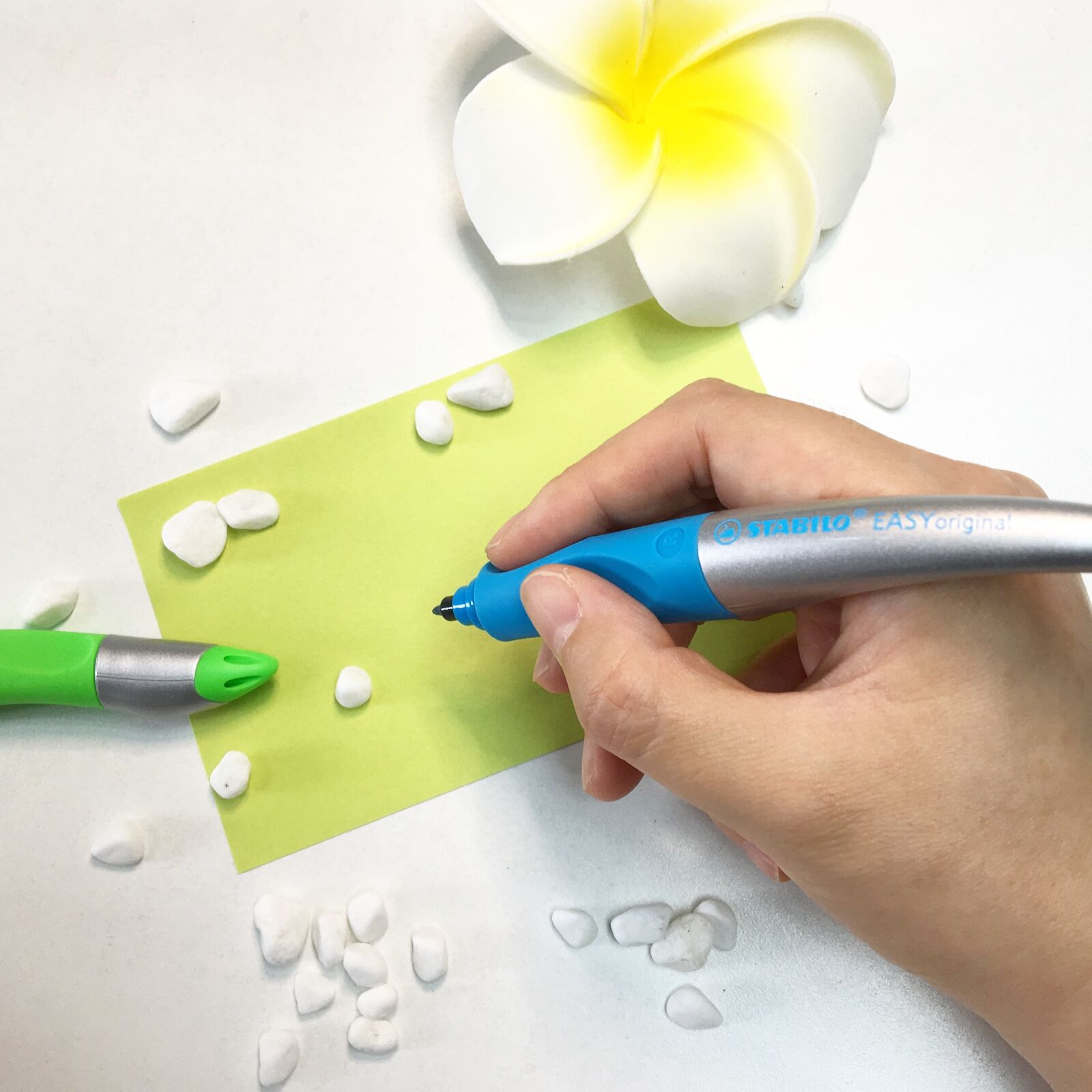 Apple iPhone 6s sample photo. Stabilo, stationery, grip pen photography