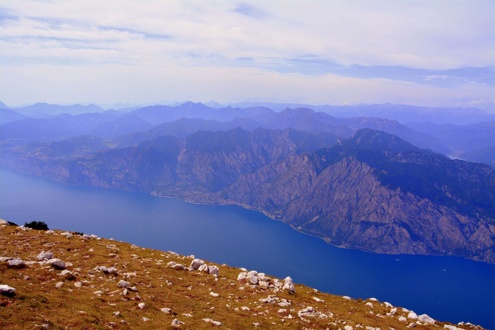 Nikon D7100 sample photo. Mountain, lake, garda photography