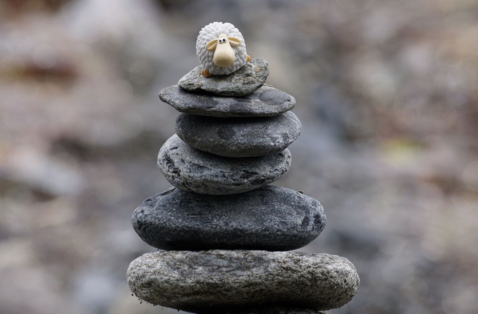 Sony DT 55-300mm F4.5-5.6 SAM sample photo. Stones, balance, nature photography