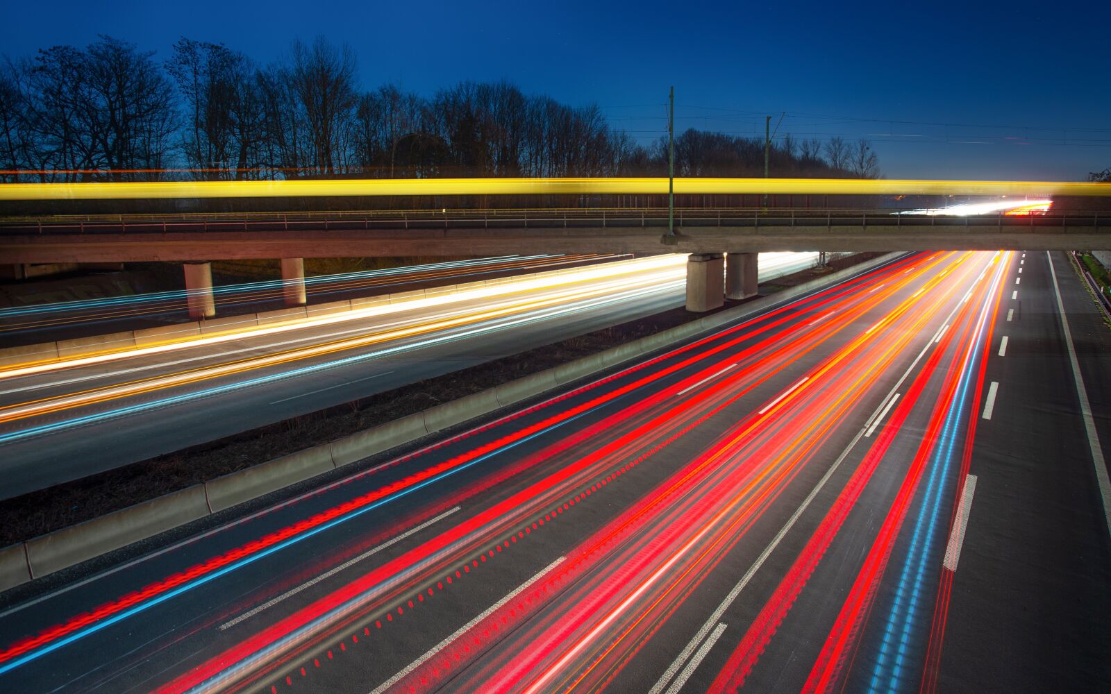 Nikon D600 sample photo. Trails, highway, auto photography