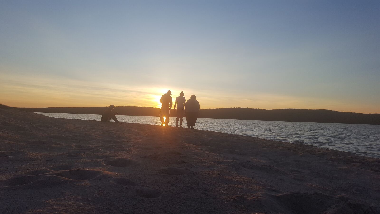 Samsung Galaxy S6 sample photo. Sunset, lake, beach photography