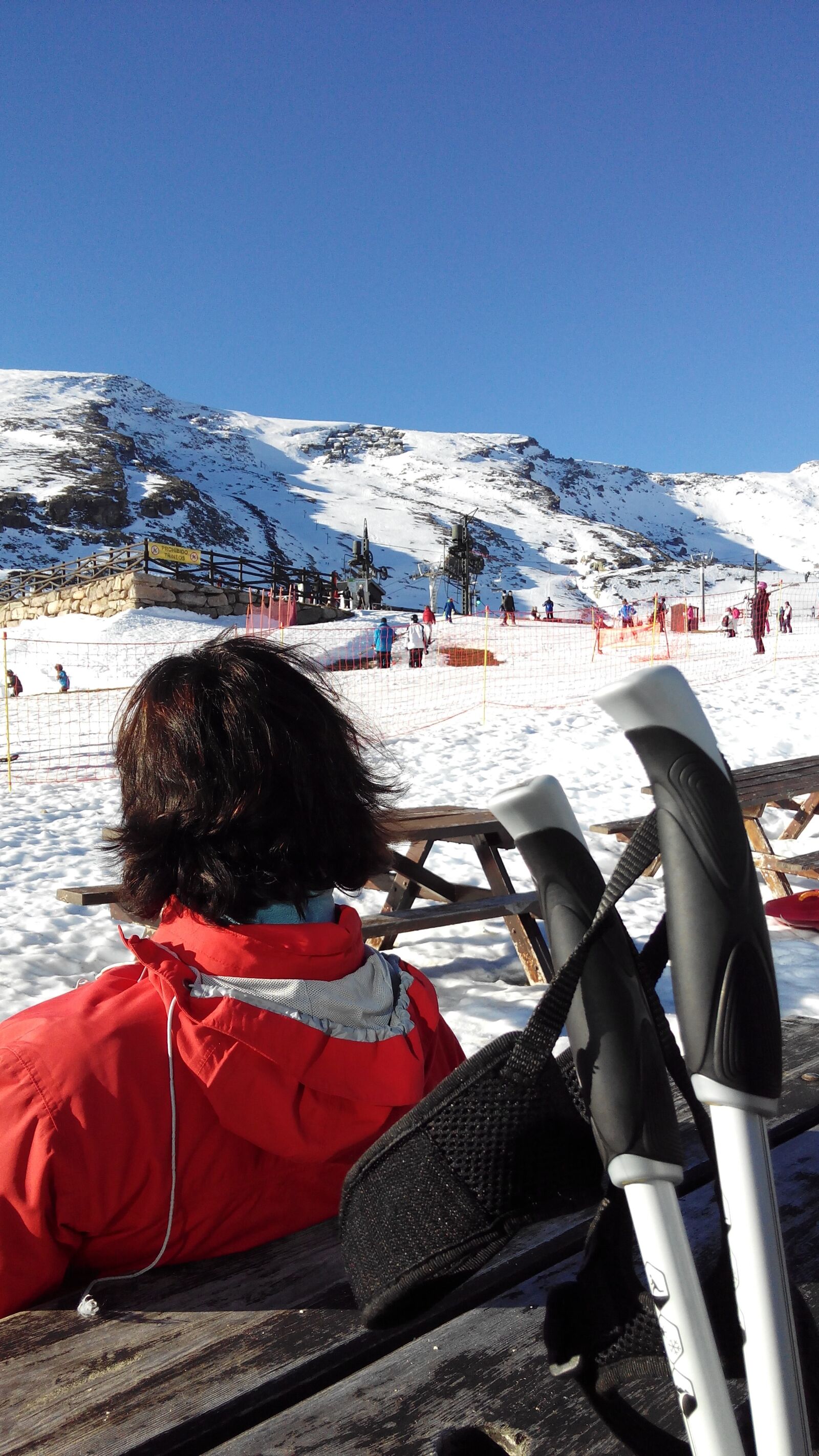 bq Aquaris E5 HD sample photo. Snow, ski, mountain photography