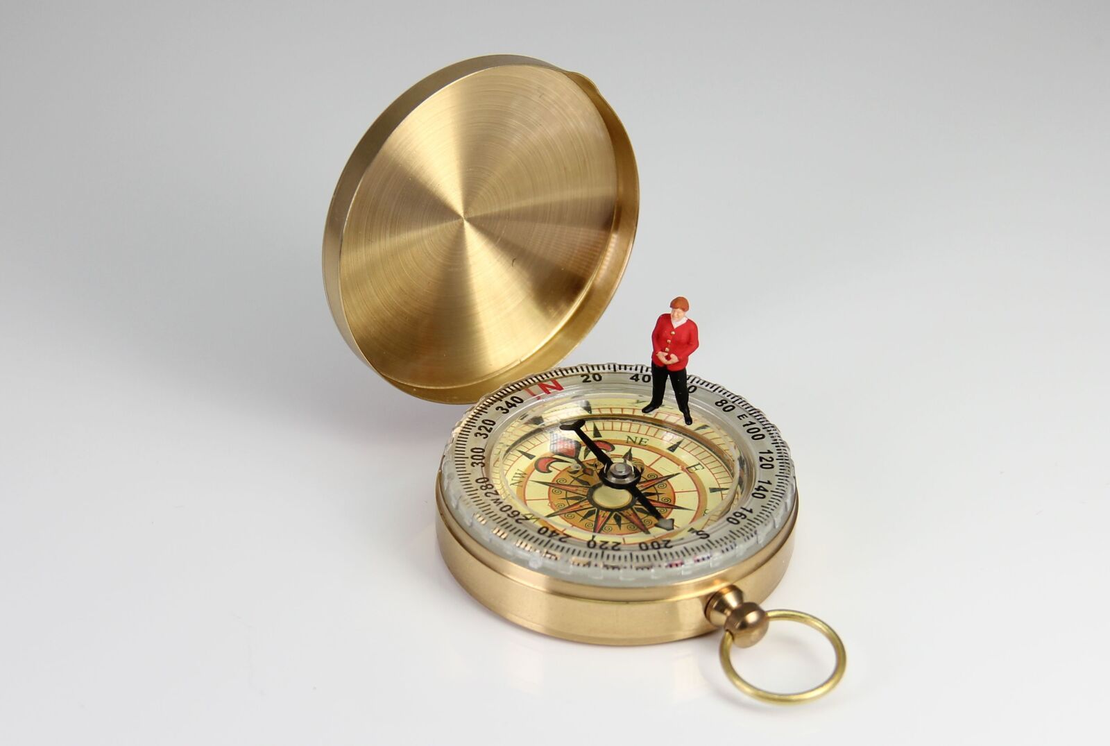Canon EOS 550D (EOS Rebel T2i / EOS Kiss X4) sample photo. Compass, direction, miniature figures photography