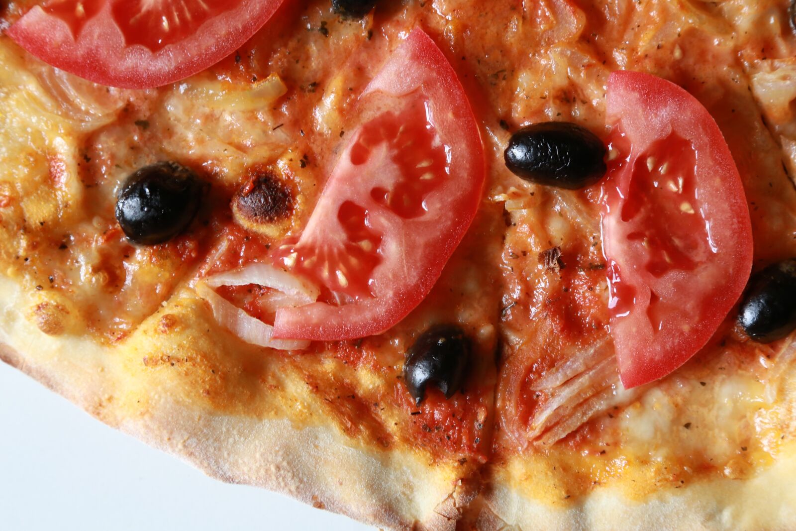 Canon EOS 6D + Canon EF 24-105mm F4L IS USM sample photo. Pizza, tomato, the olives photography
