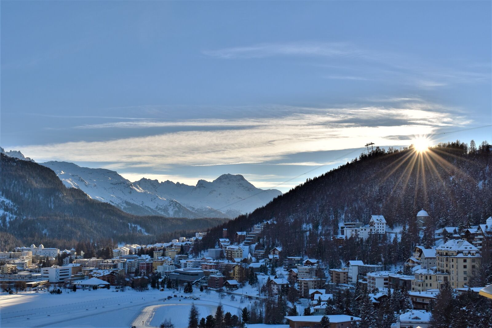 Nikon D5500 sample photo. Winter, mountains, ski area photography