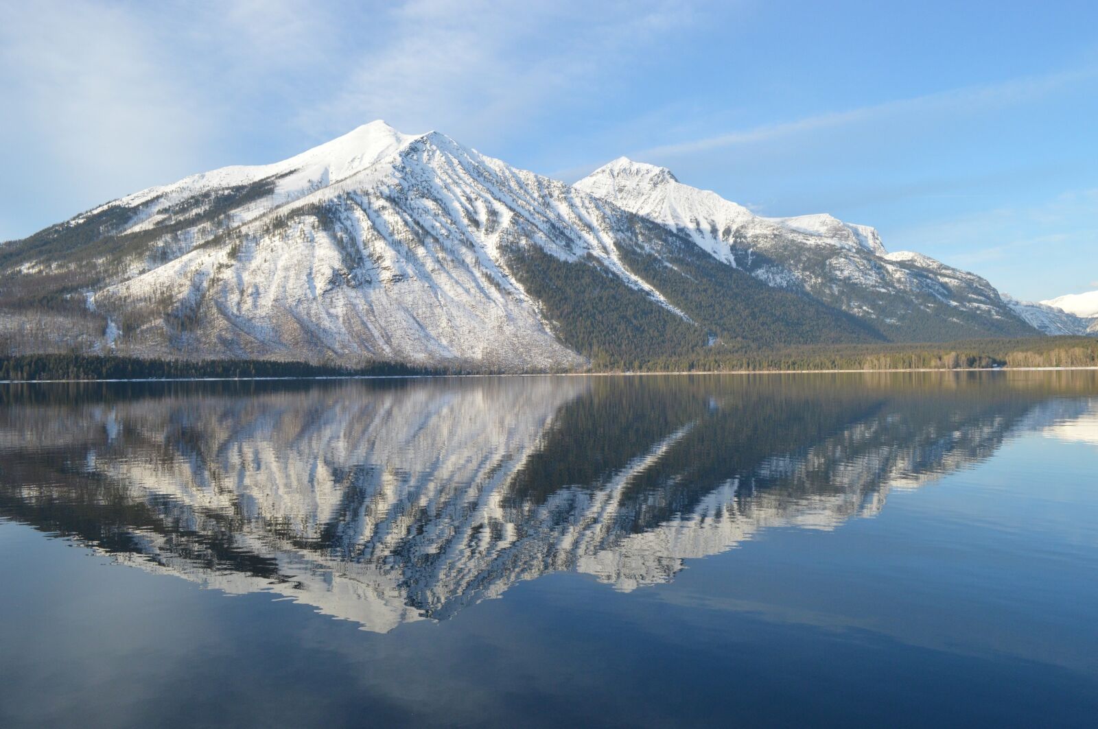Nikon D3200 sample photo. Lake mcdonald, landscape, reflection photography