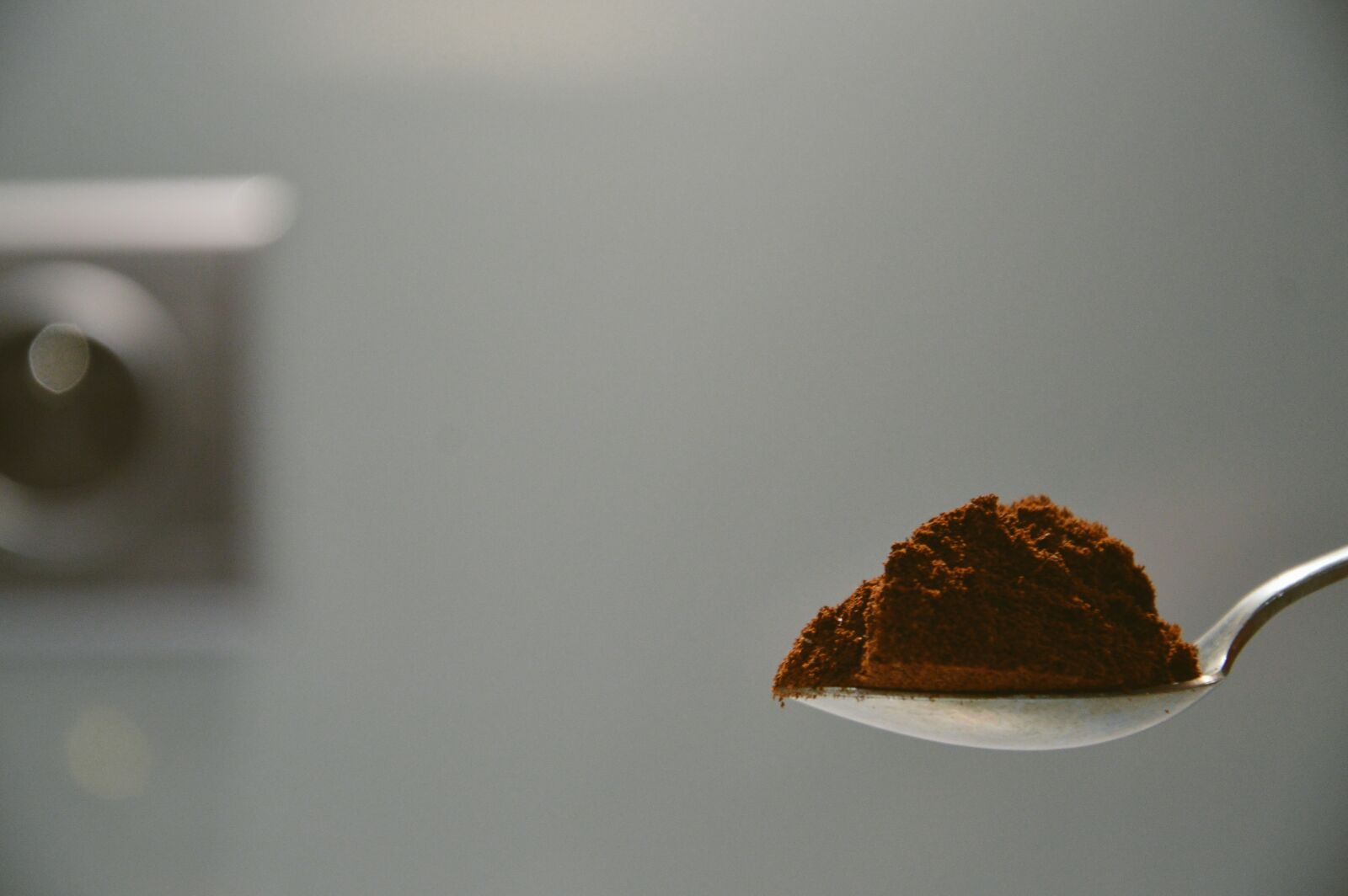 Nikon D3200 sample photo. Espresso, grinds, coffee photography