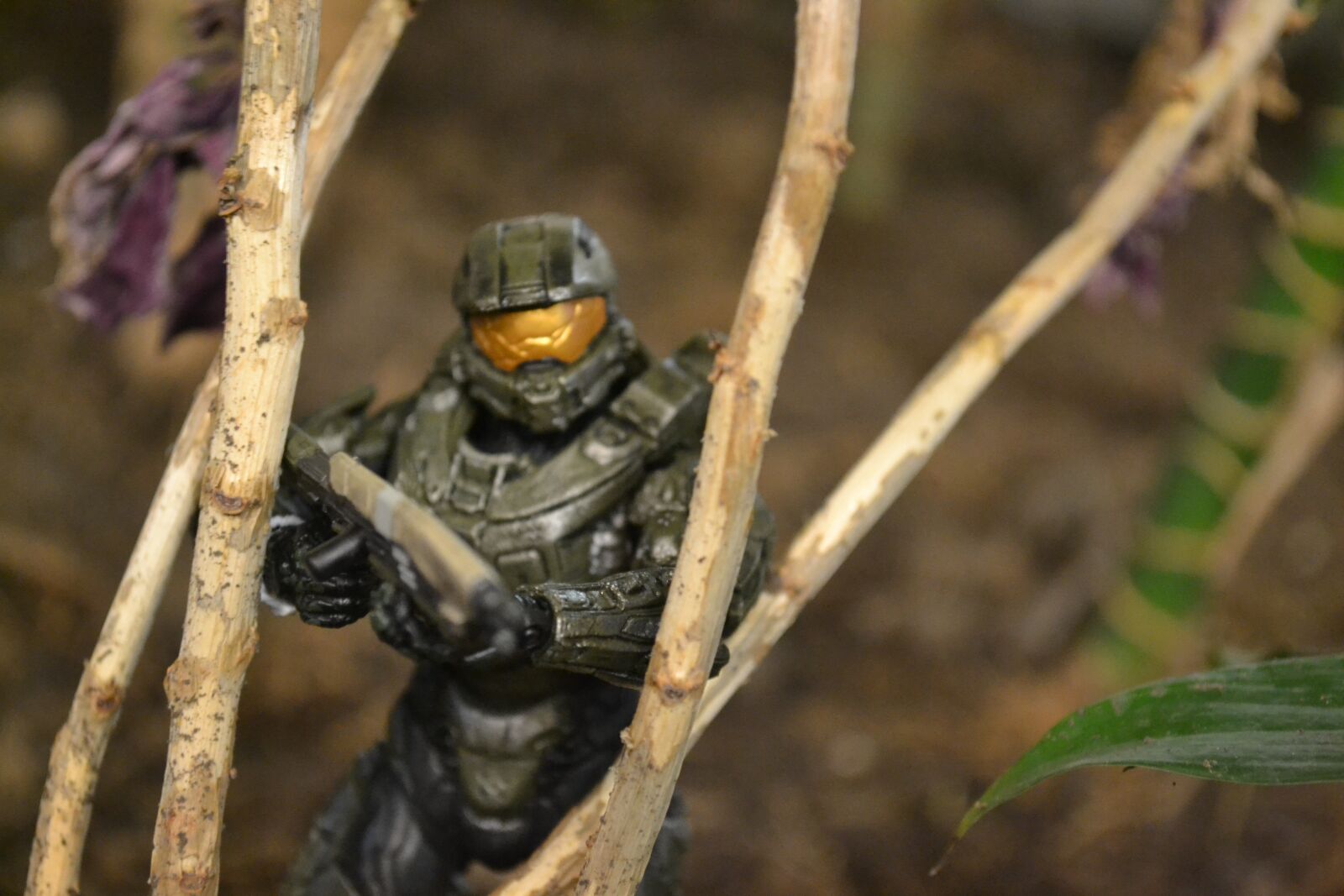 Nikon D3100 sample photo. Sniper, soldier, war photography