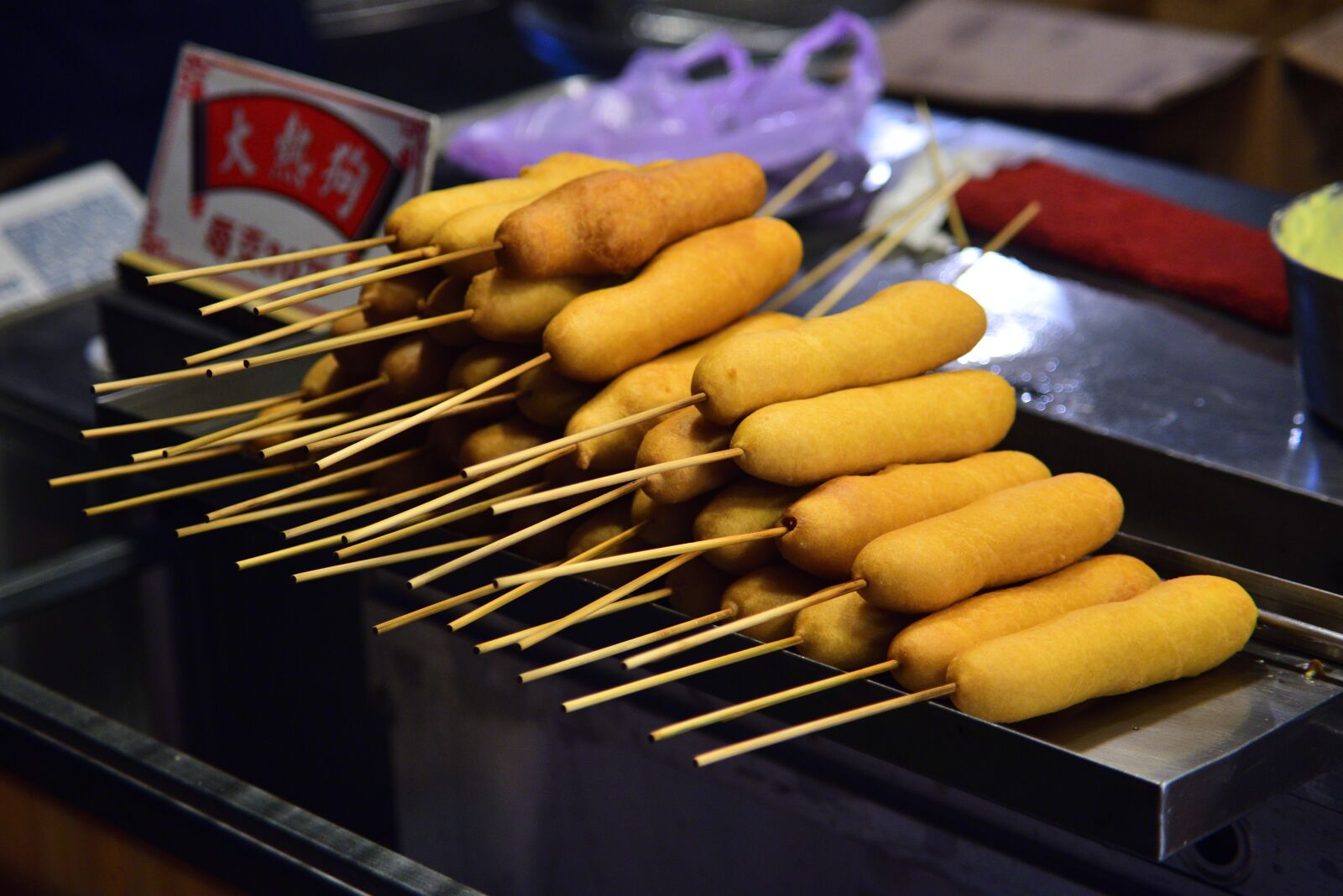 Nikon D750 sample photo. Food, hot dog, stall photography