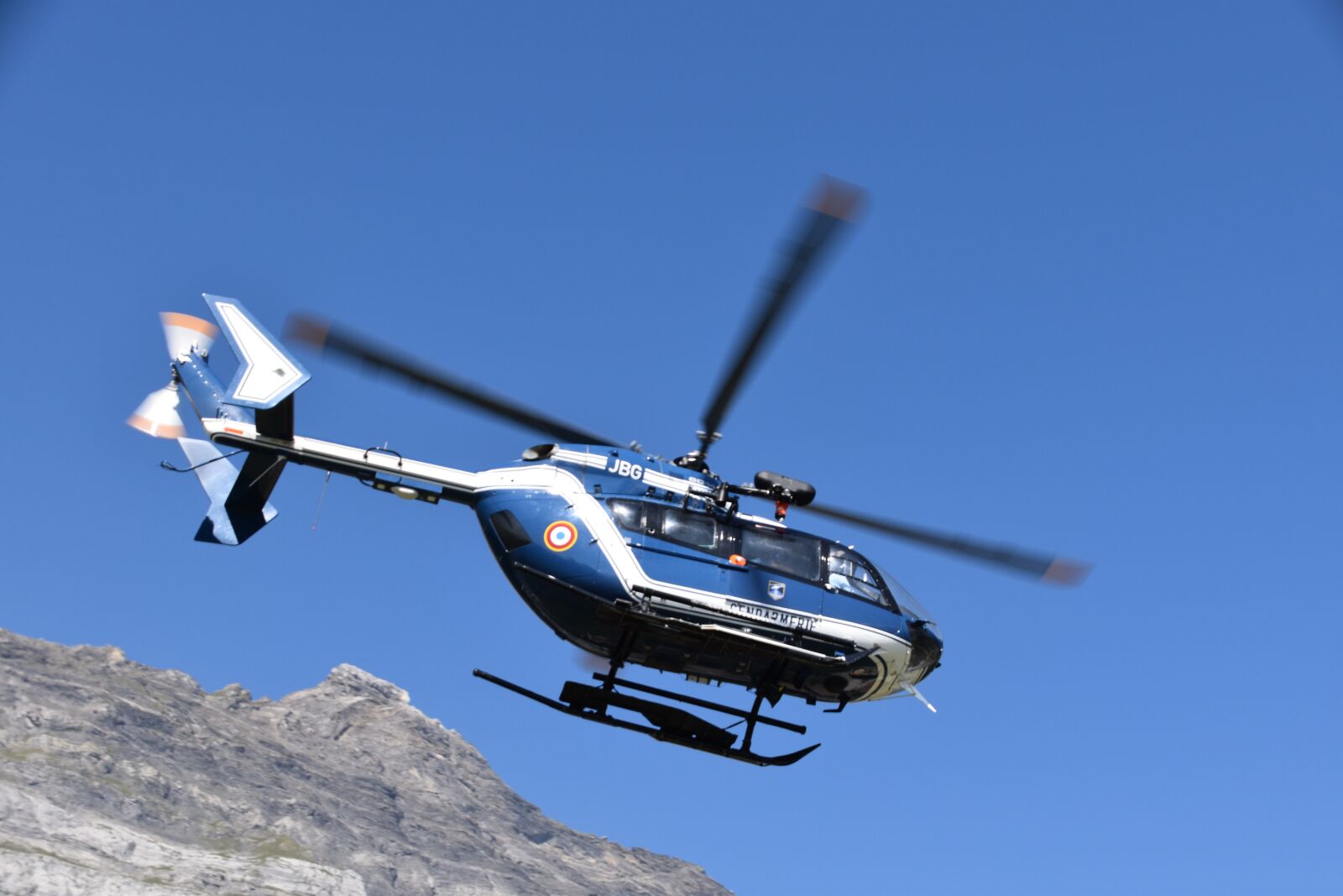 Nikon D5600 sample photo. Helicopter, gendarmerie, fly photography