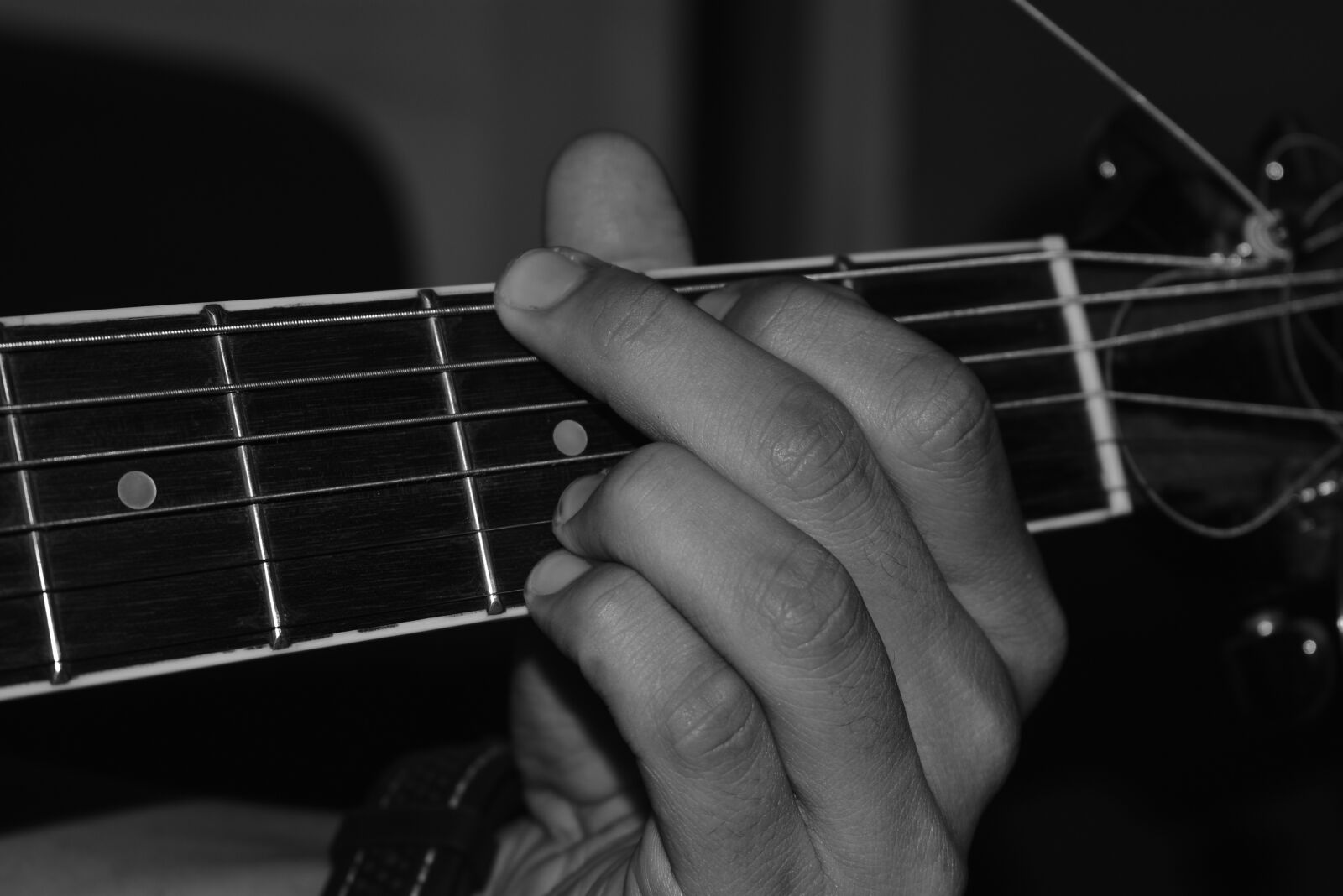 Nikon D3400 sample photo. Guitar, guitarist, instrument photography