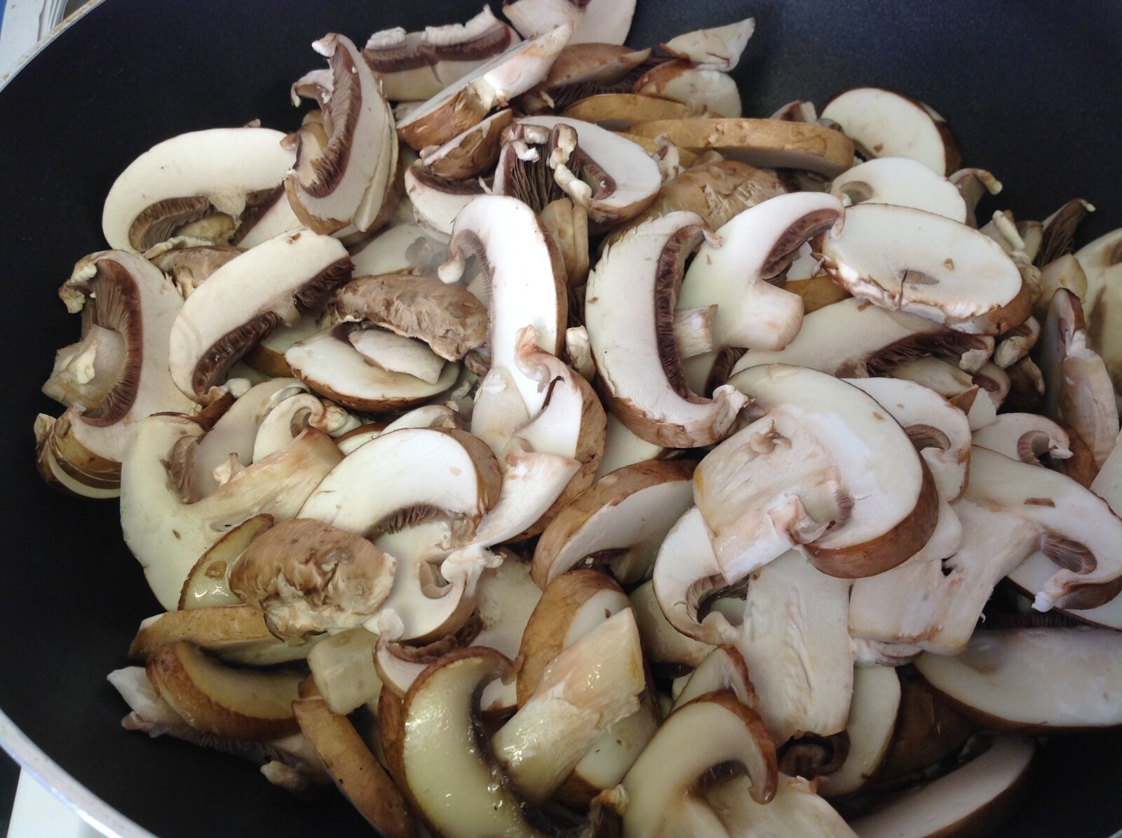 Apple iPad sample photo. Fried mushroom, vegetable, mushroom photography