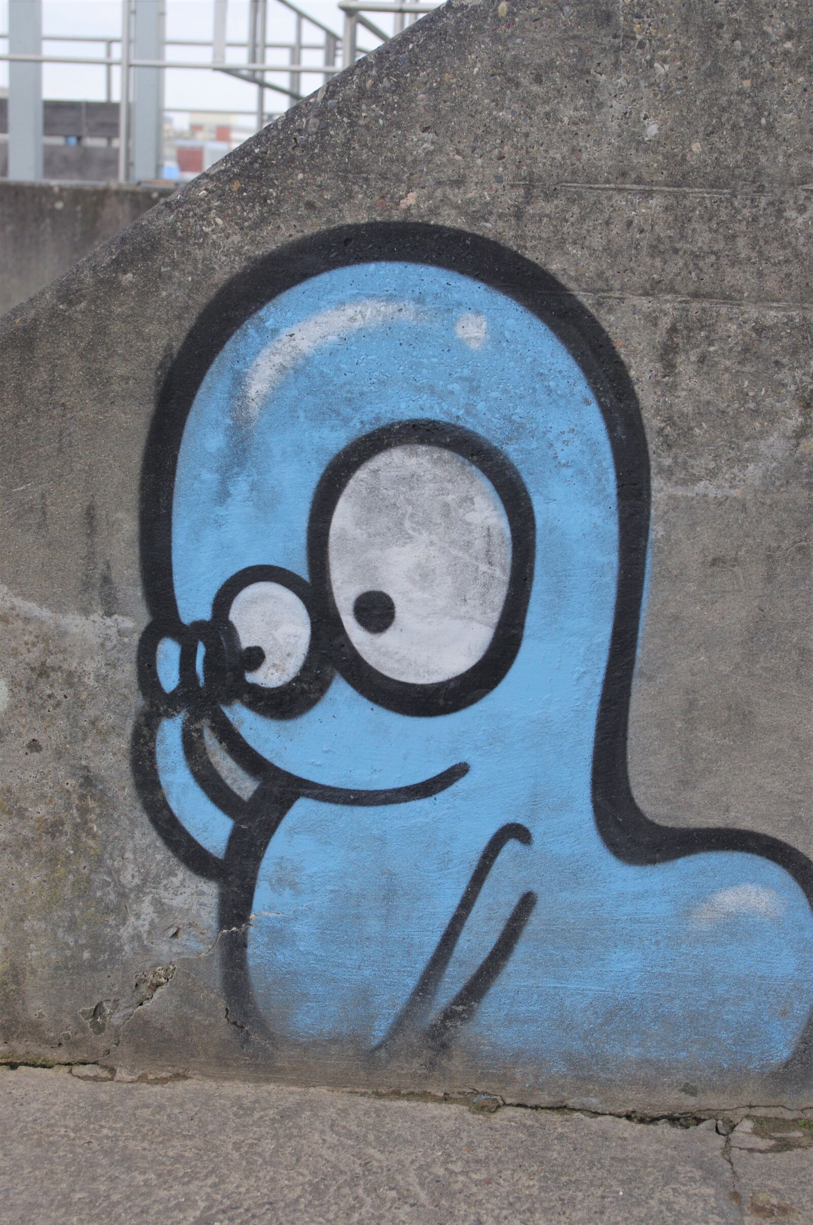 Pentax K-x sample photo. Graffiti, street art, rhine photography