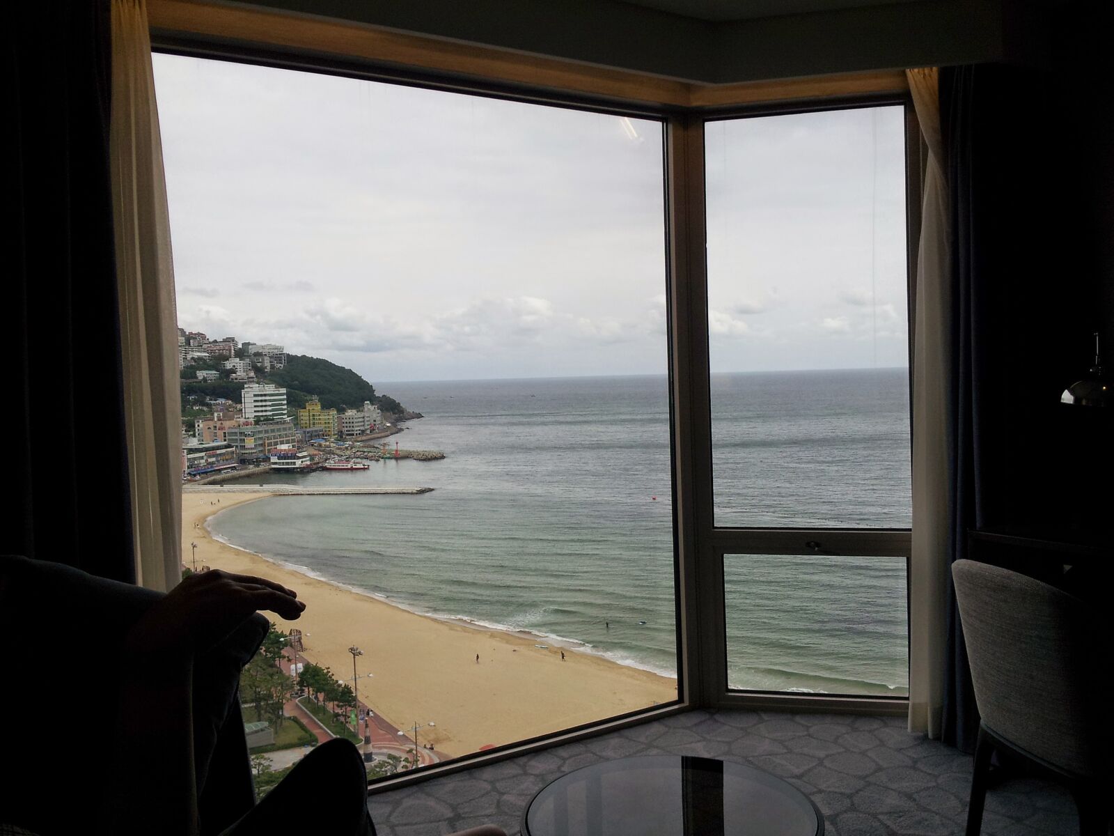 Samsung Galaxy S2 sample photo. Sea, landscape, window photography