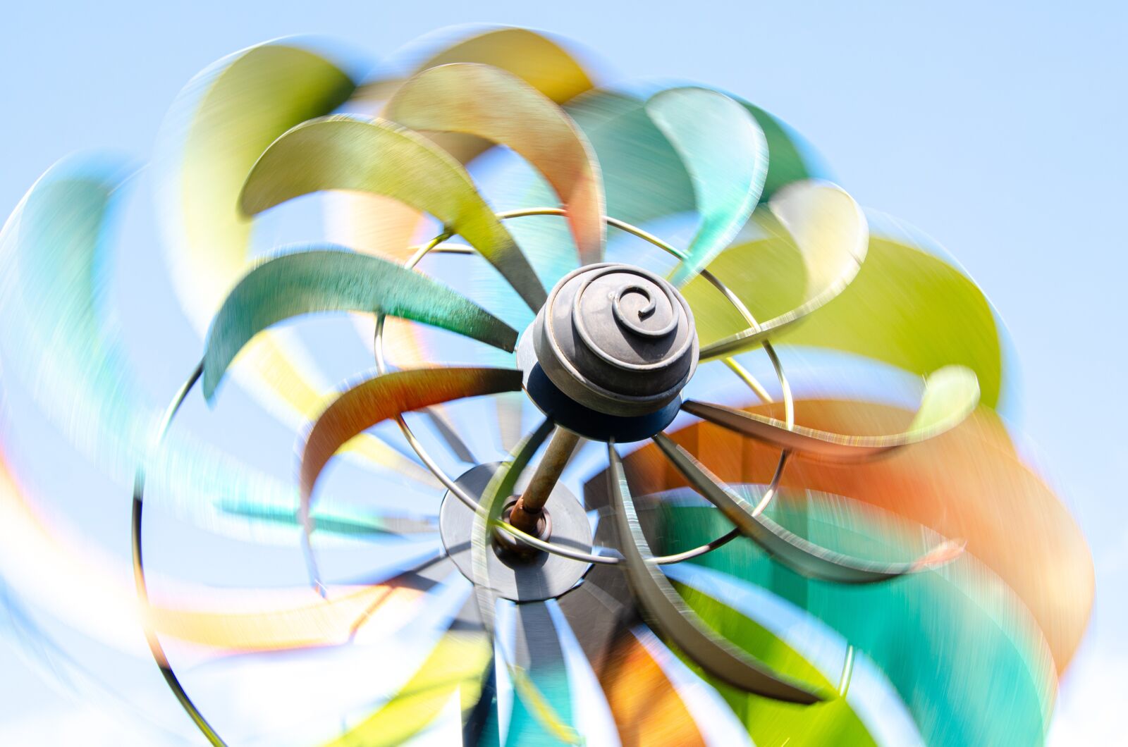 Nikon D7000 sample photo. Windspiel, pinwheel, colorful photography