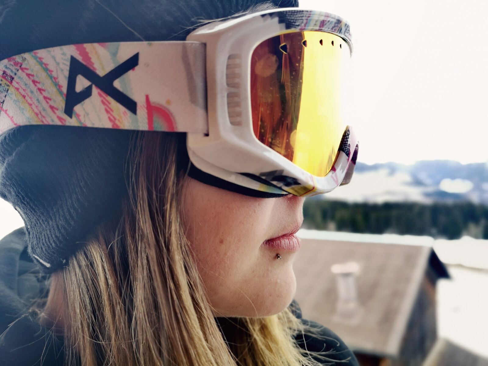HUAWEI CLT-L29 sample photo. Ski, snowboard, winter photography