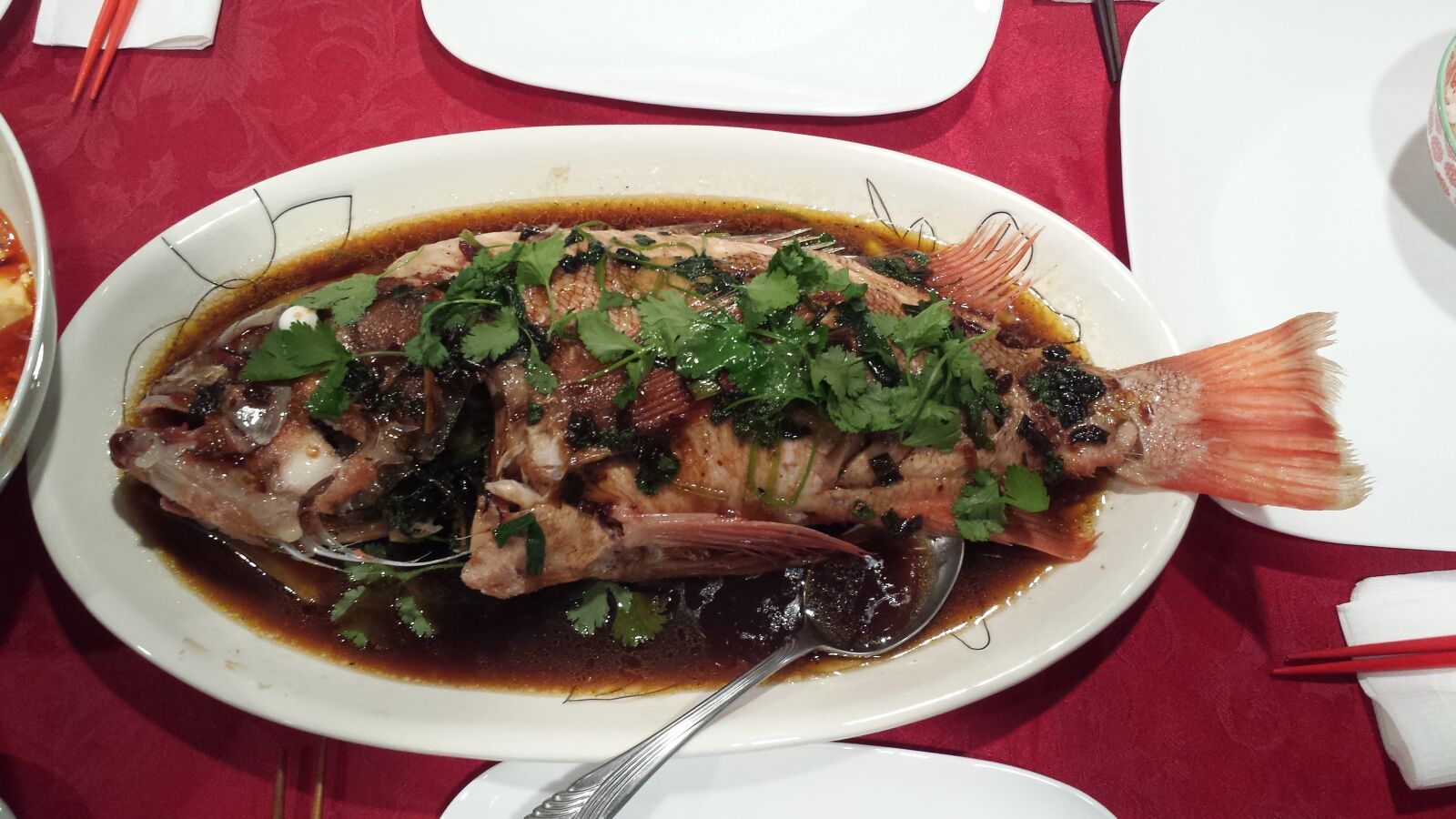 Samsung Galaxy S4 sample photo. Fish, dinner, chinese photography