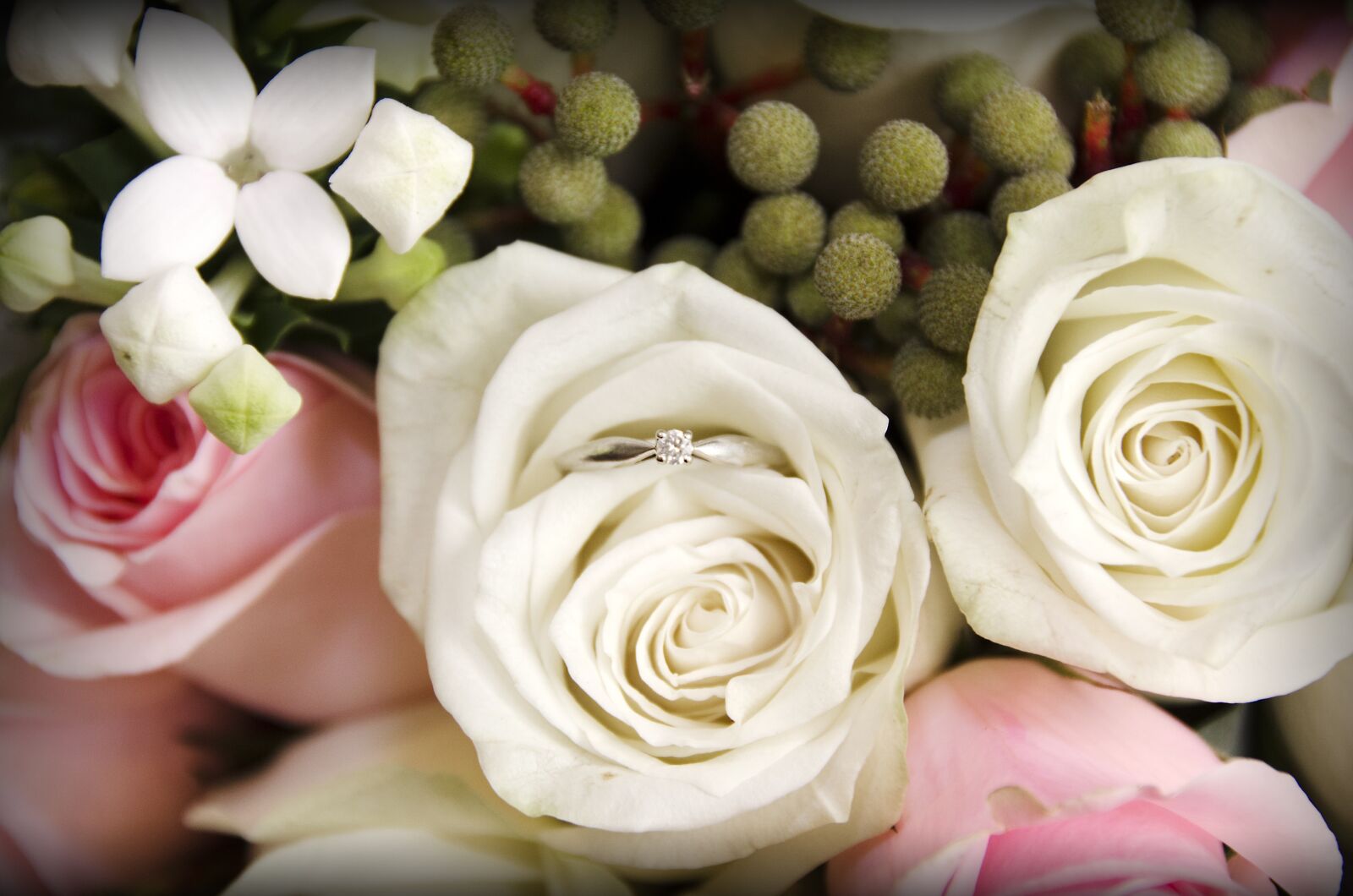 Nikon D7000 sample photo. Flowers, rose, wedding photography