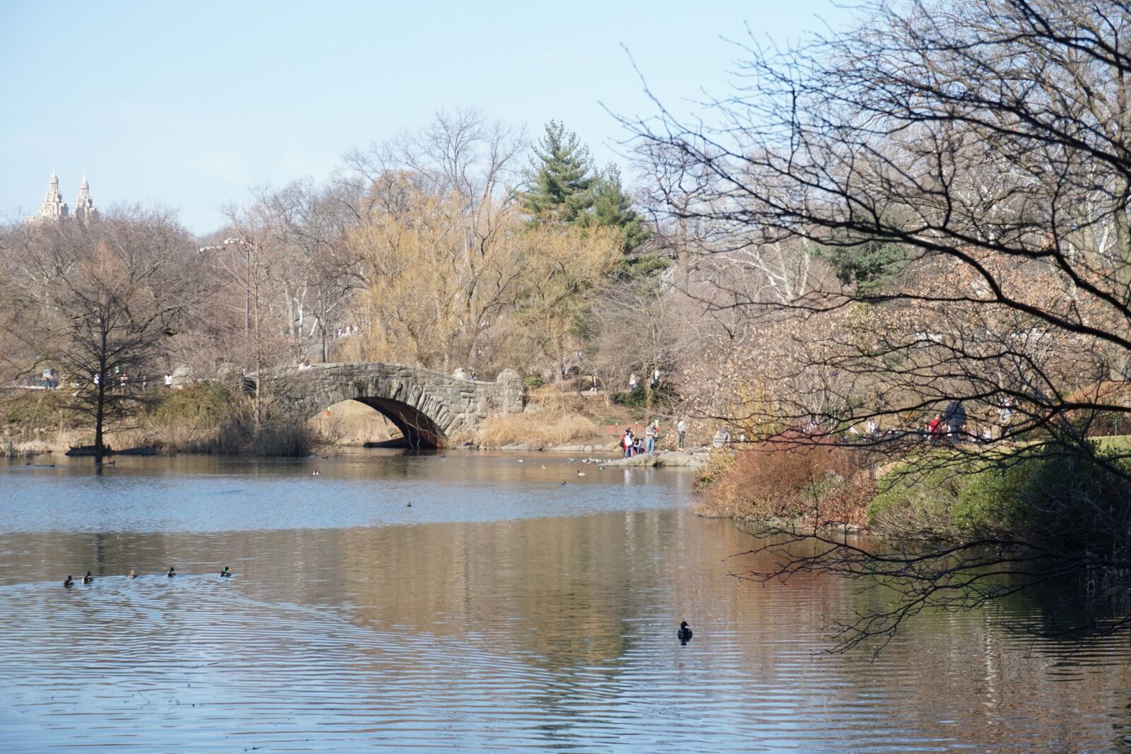 Sony a6000 sample photo. Lake, bridge, water photography