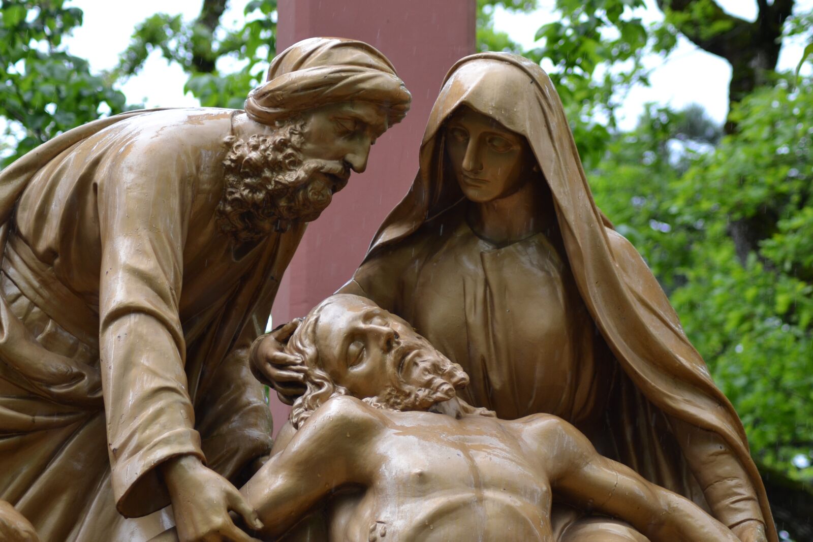 Nikon D3100 sample photo. Statue, people, three photography