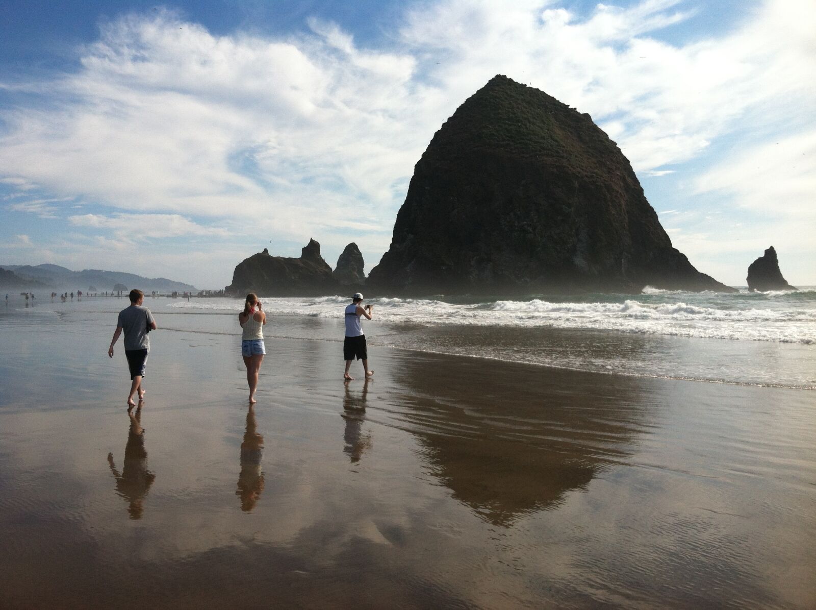 Apple iPhone 4 sample photo. Haystack, rock, oregon photography