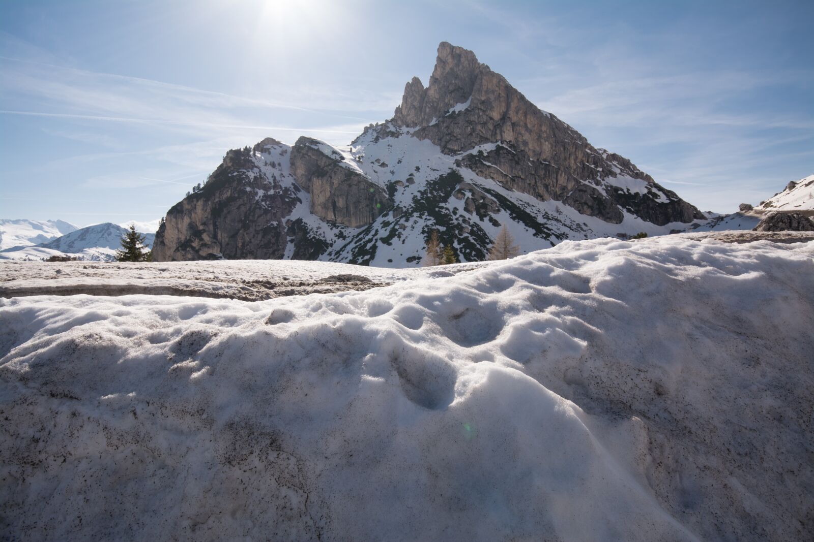 Nikon D5200 sample photo. Mountains, falzarego, snow photography