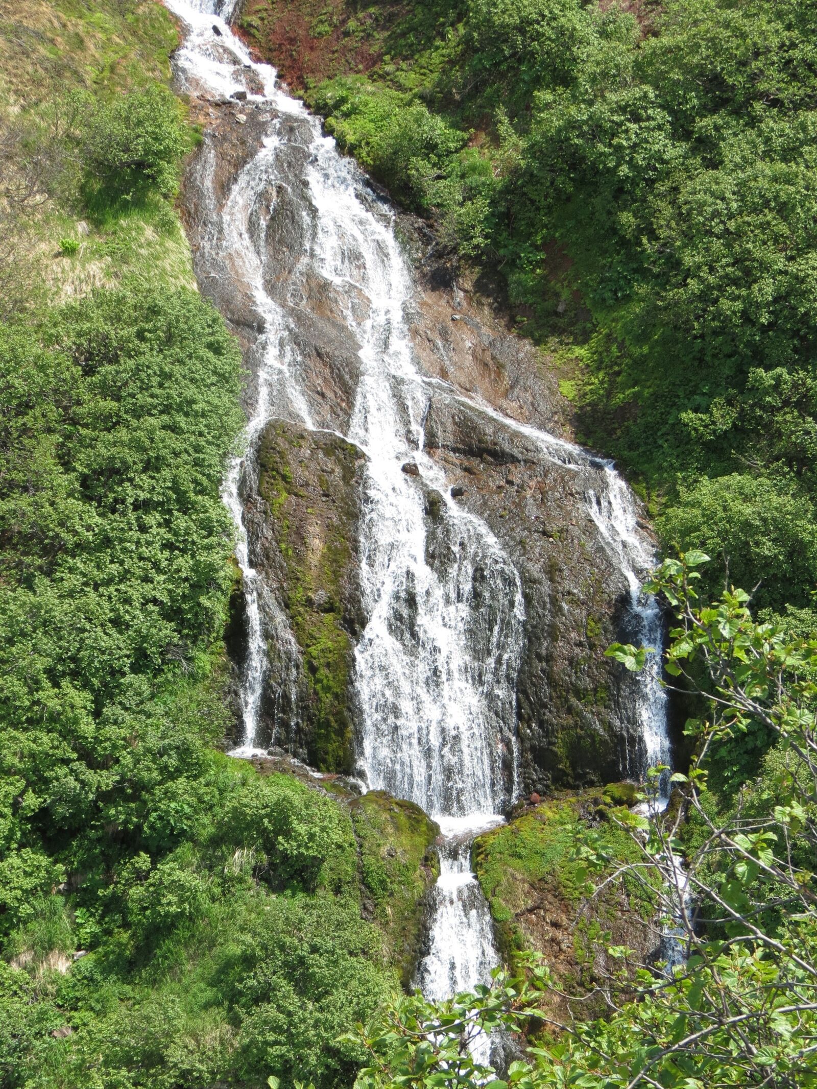 Canon PowerShot SX40 HS sample photo. Waterfall, spillway, autumn photography