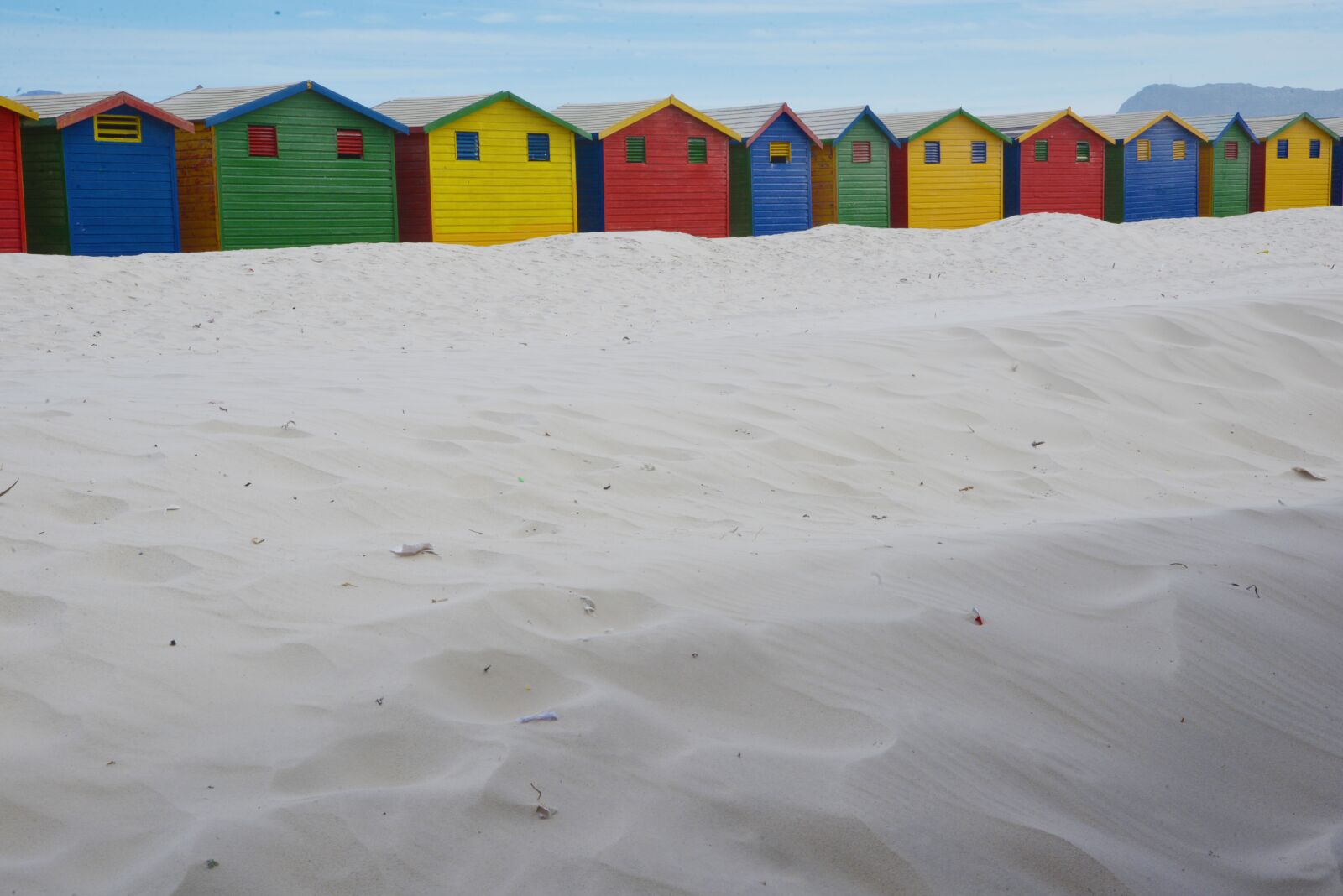 Nikon D600 sample photo. Bathhouses, south africa, muizenberg photography