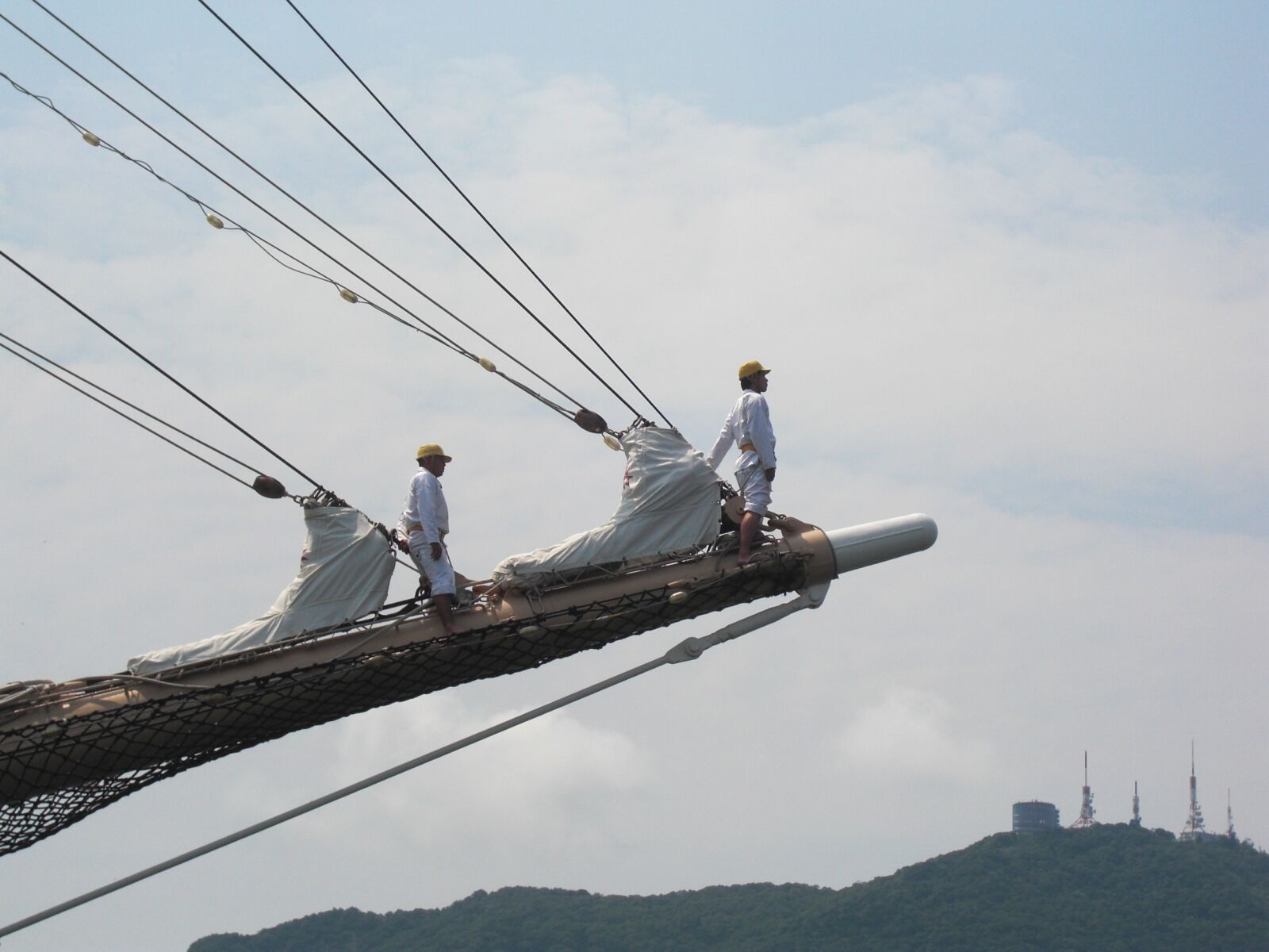 CASIO EX-Z100 sample photo. Nagasaki, nagasaki port, sailing photography