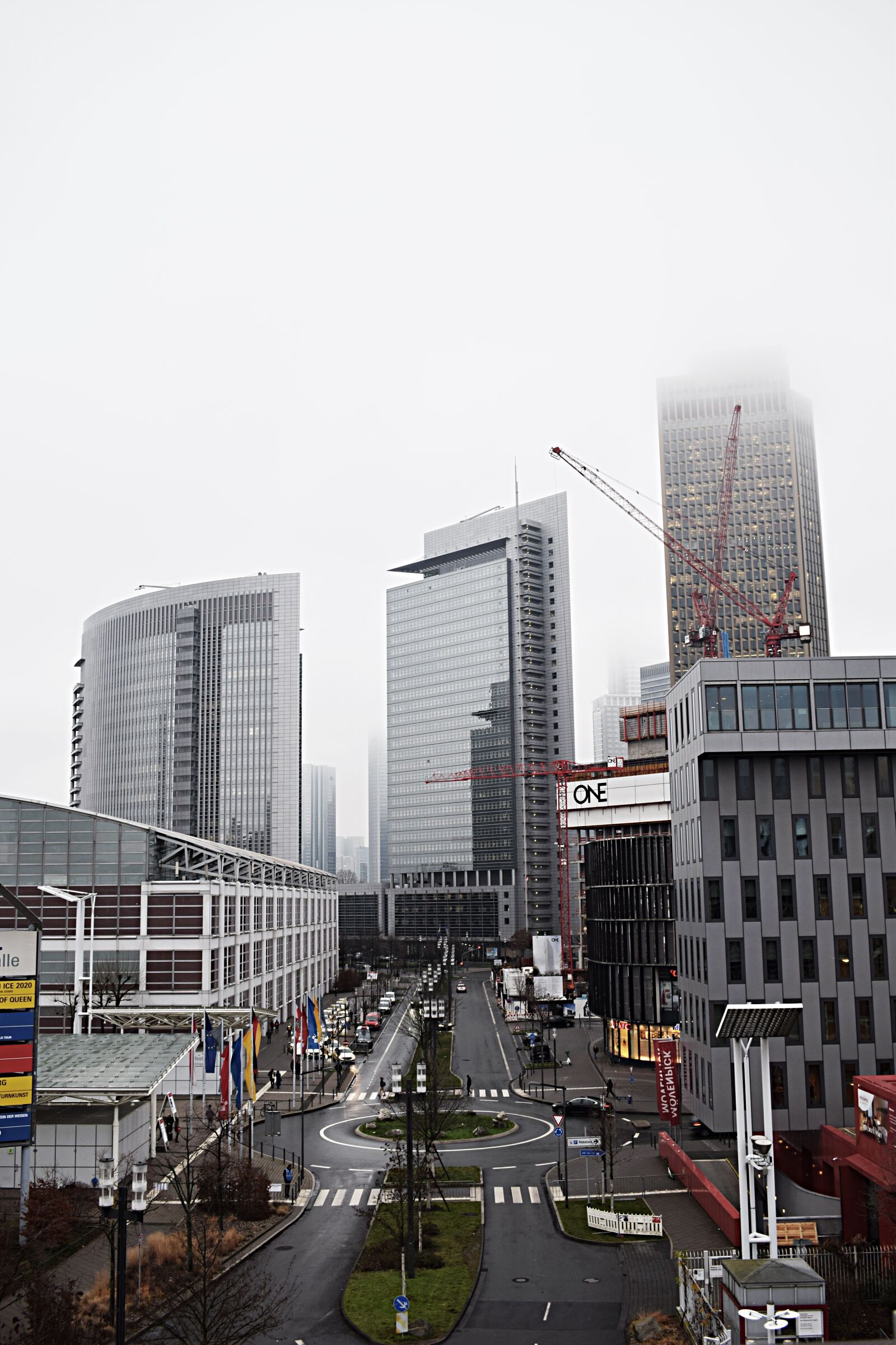 Nikon D5300 sample photo. Fair, frankfurt, fog photography