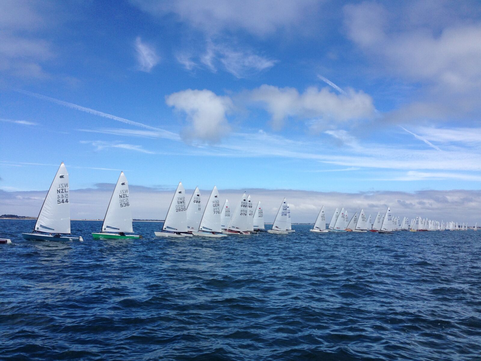 iPhone 5 back camera 4.12mm f/2.4 sample photo. Sail, dinghy, ok-dinghy photography