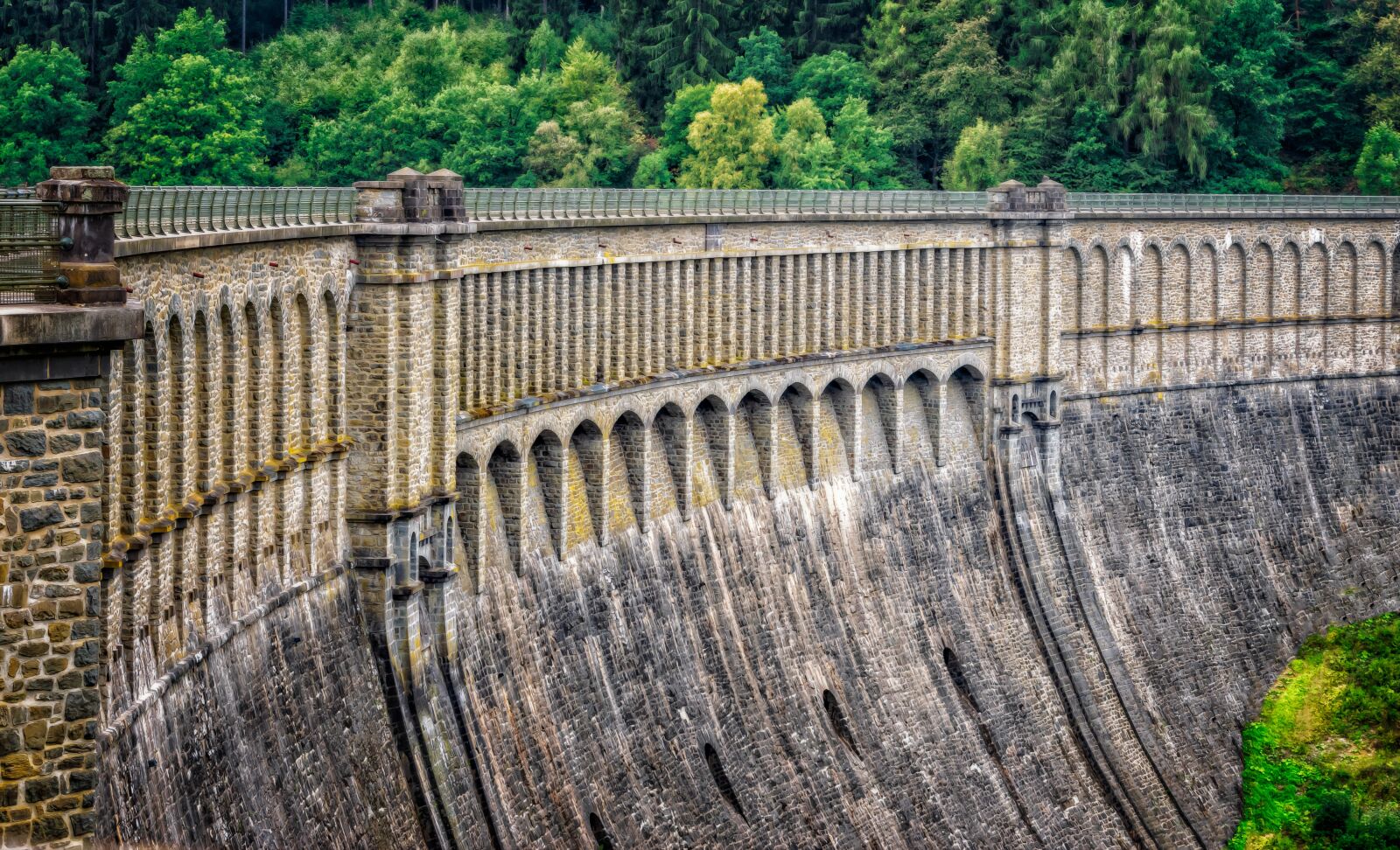 Nikon D3300 sample photo. Dam, wall, barrier wall photography